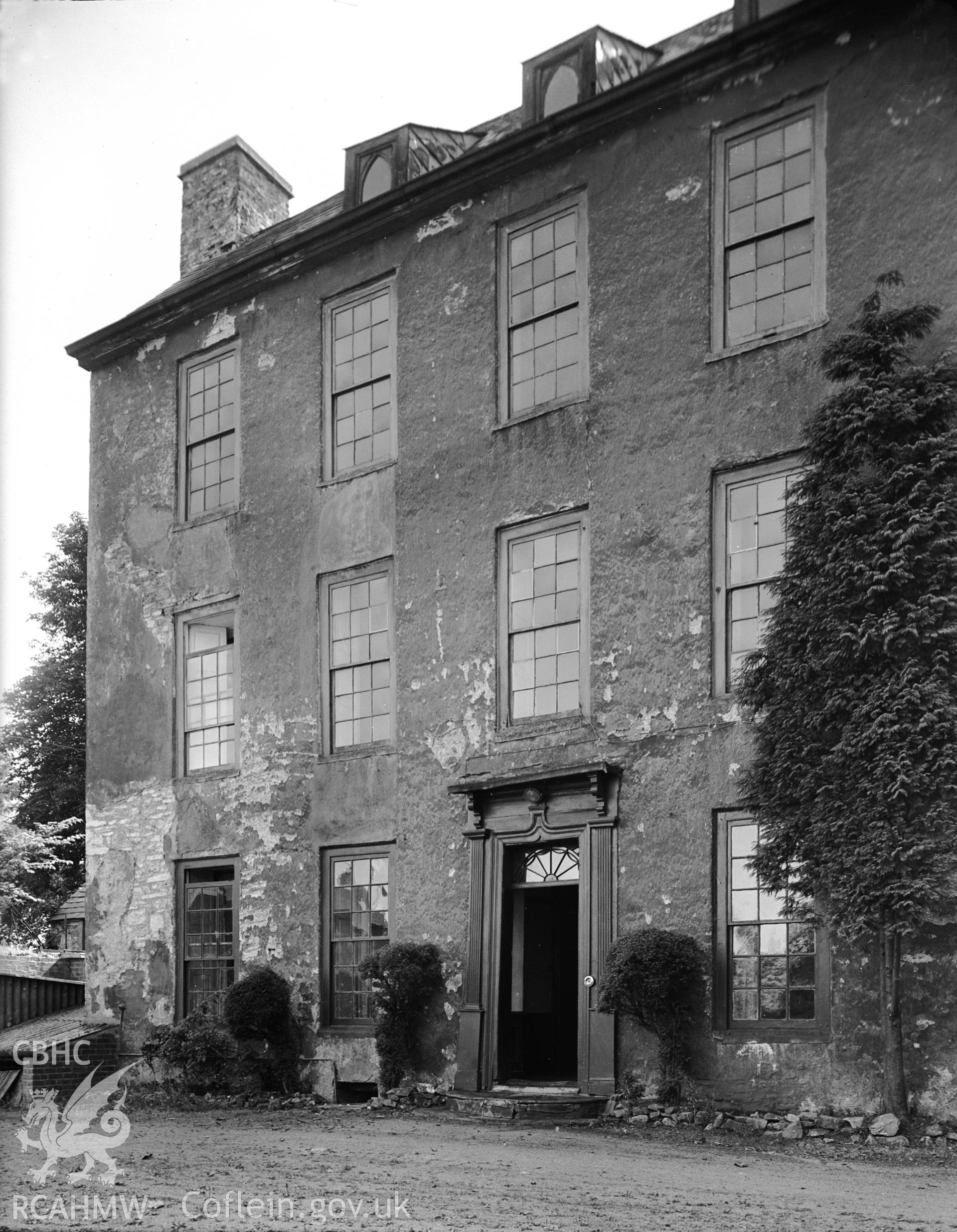 North elevation of Rhyd y Gors.
