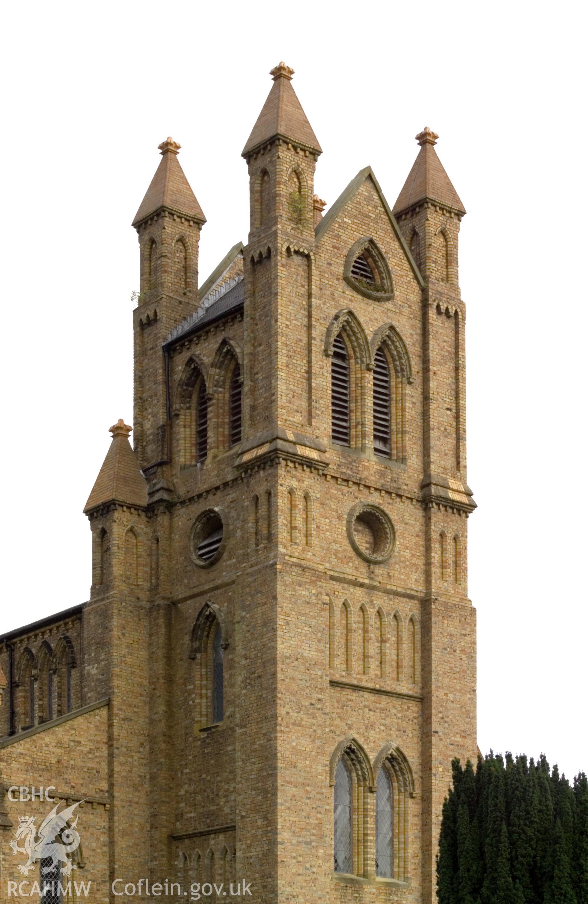 Tower from west.