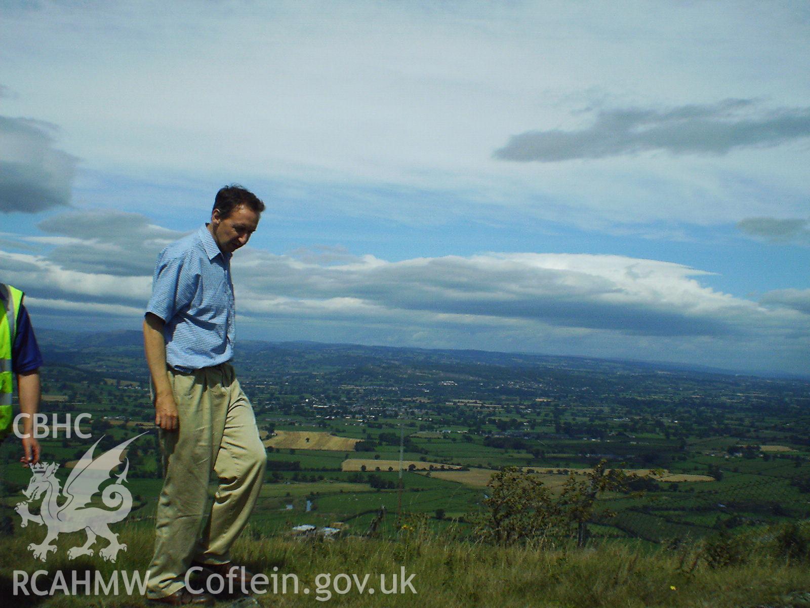 Colour digital photograph showing the countryside around the site.