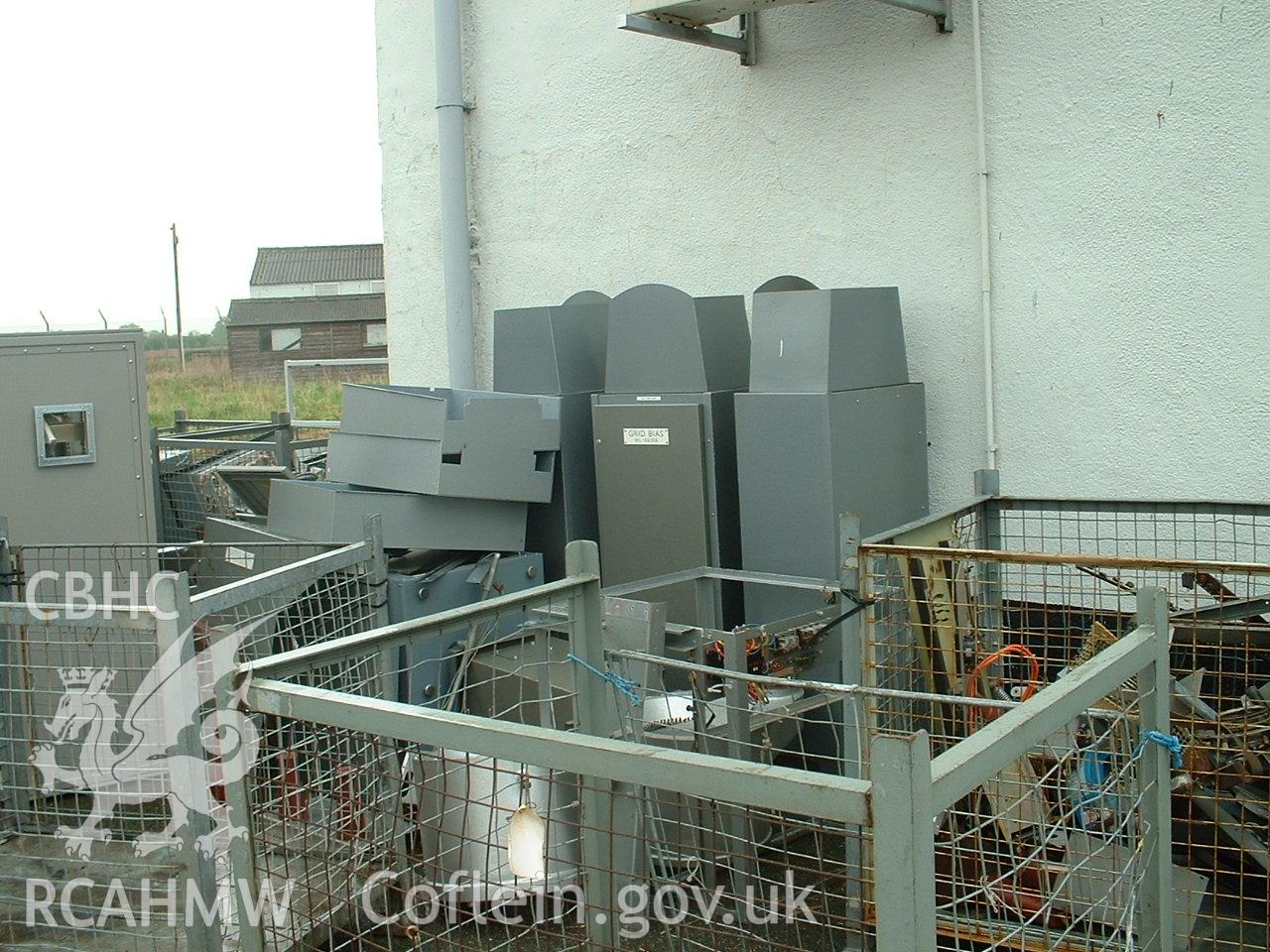 Colour digital photograph showing Very Low Frequency kit of parts.