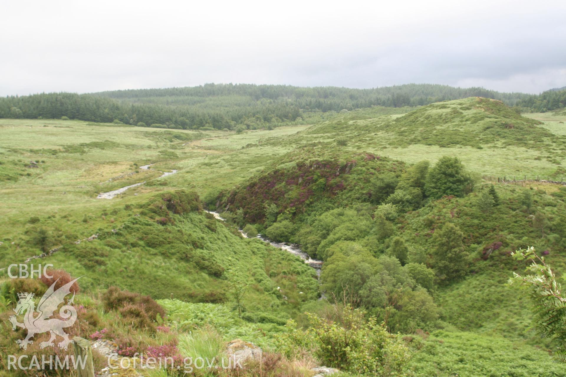 Site of a Hone Quarry Nr Dolwyddelan, looking northeast