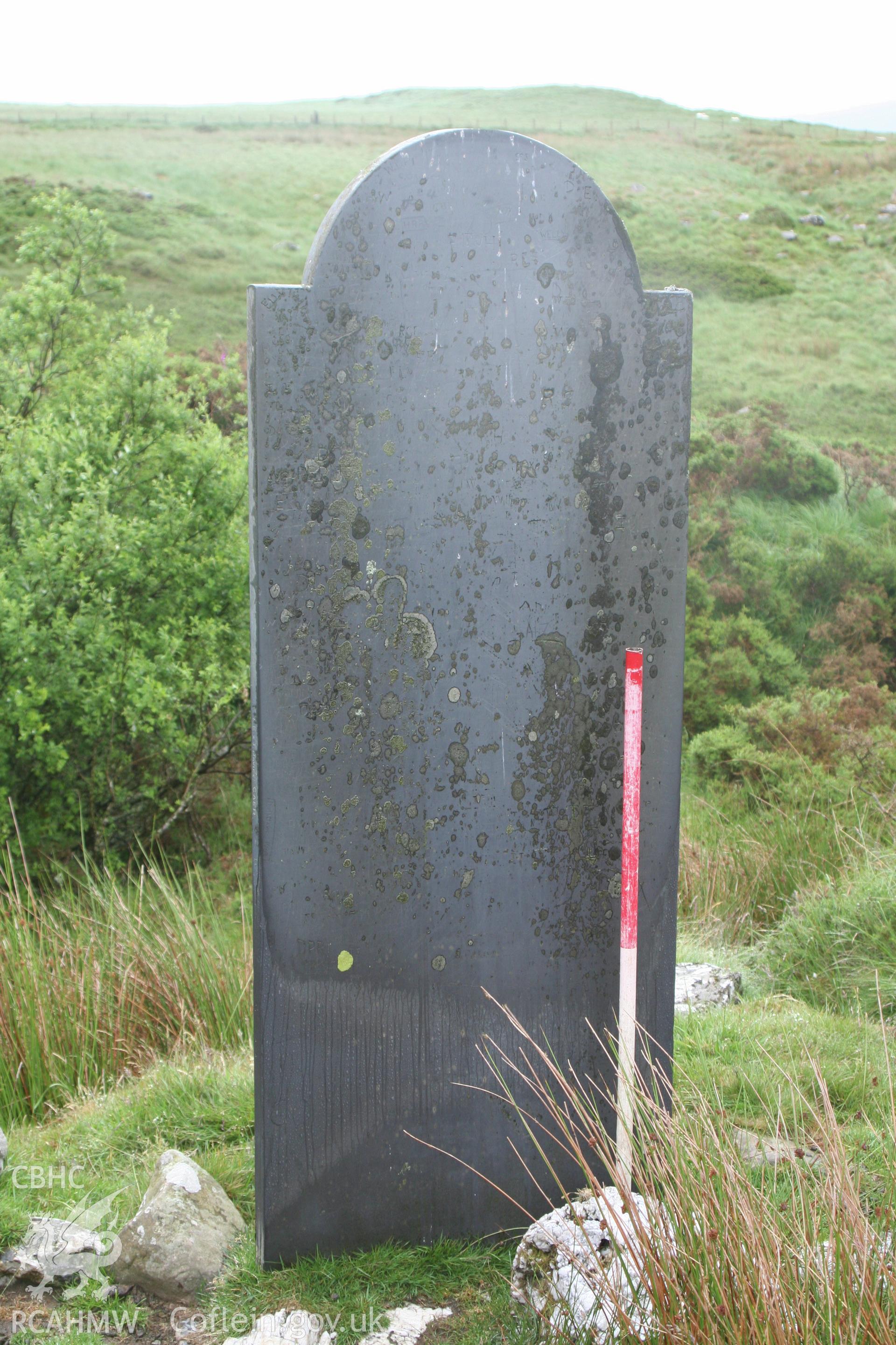 Memorial Stone to Rev John Jones, Afon Tanyastlell, looking east