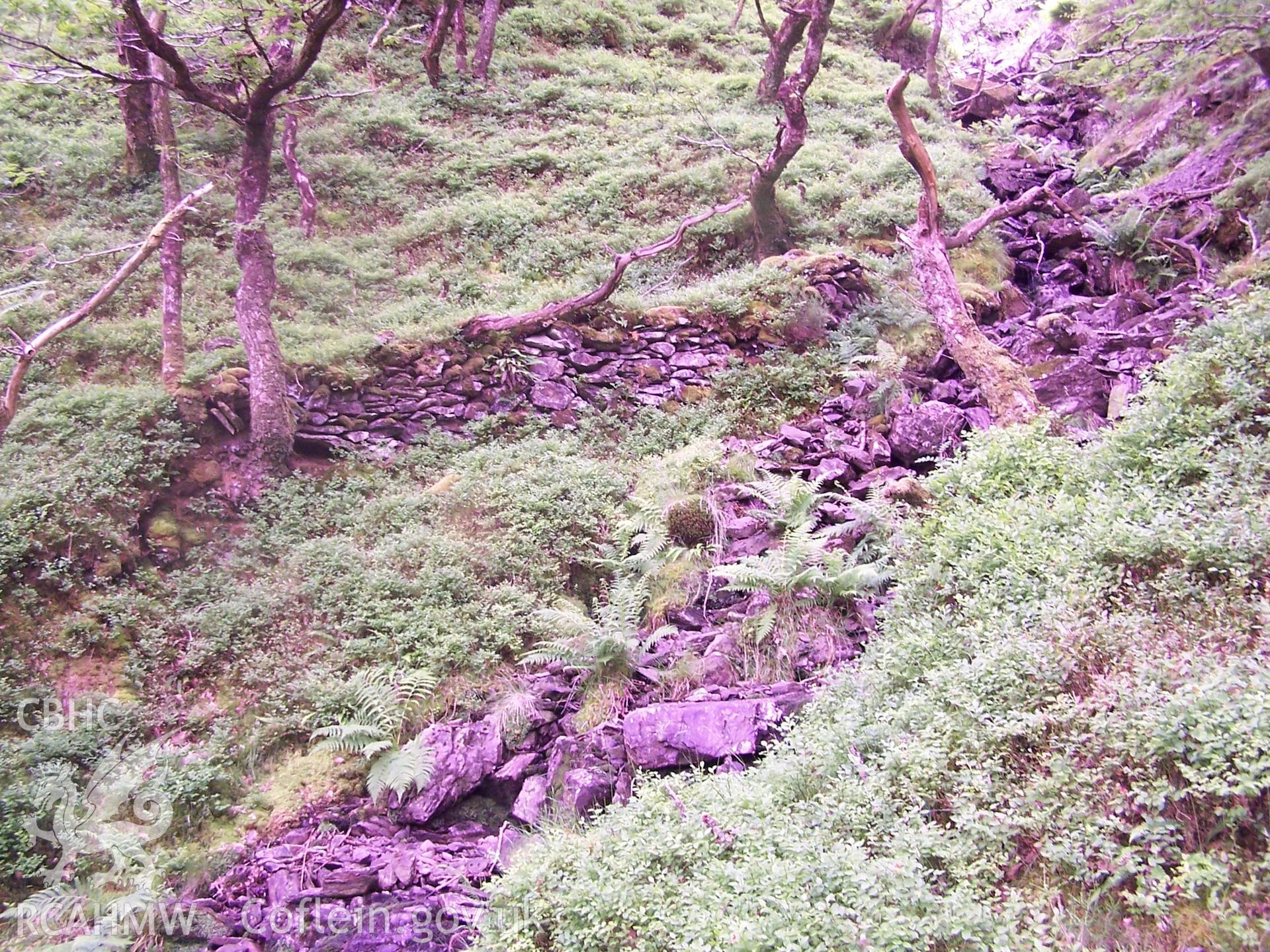 Site of aqueduct carrying leat across stream.