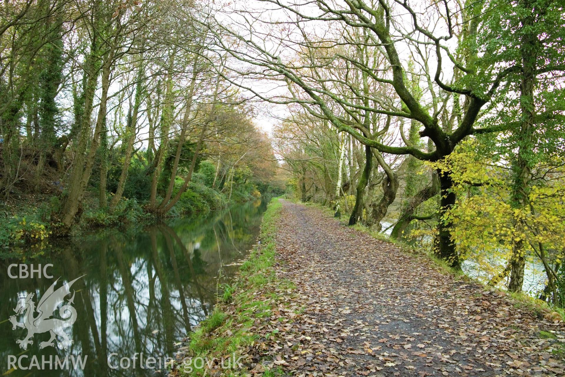 Canal above river, looking northeast.