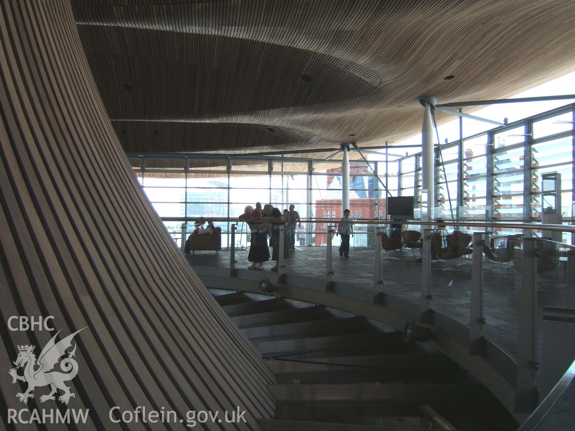 Looking SW to Cardiff Bay on top floor.