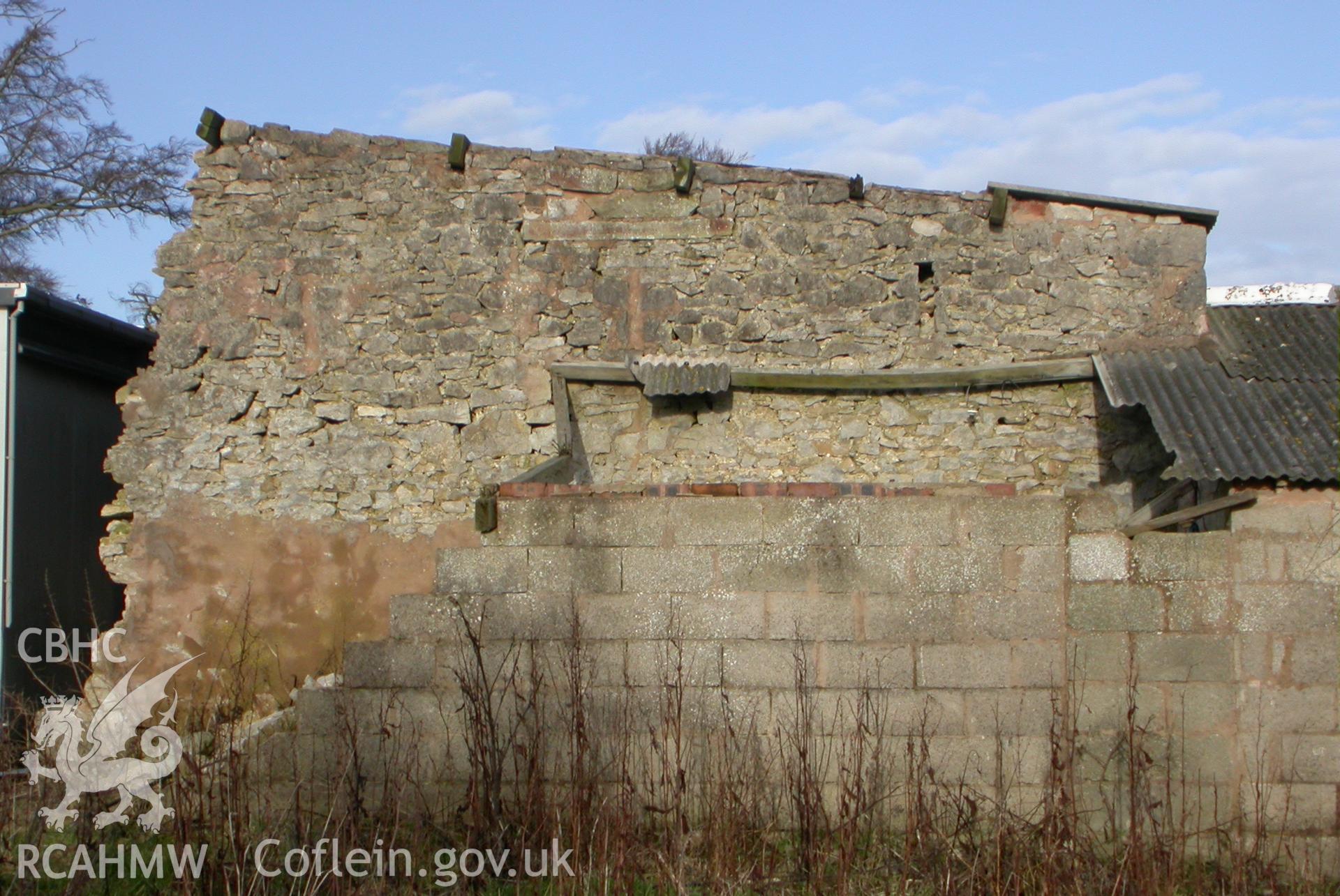 Barn, S-W gable-end.