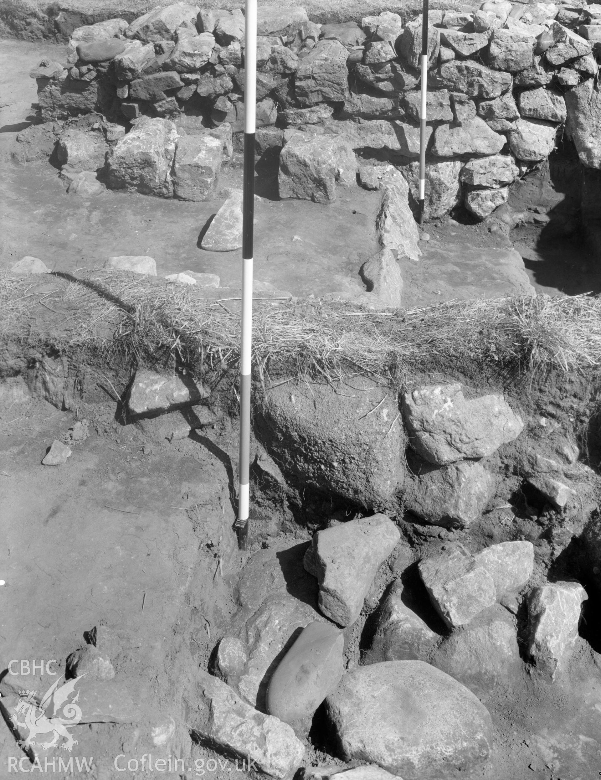 View of the excavation at Burry Holmes site D cut D1 & D2 taken 10.08.65.