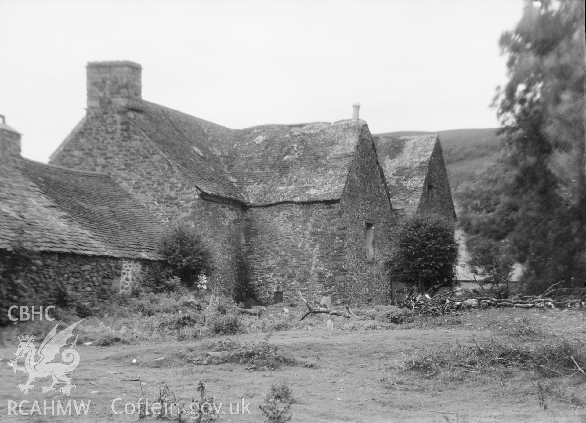 View of Llanddewi Brefi taken by W A Call circa 1920.