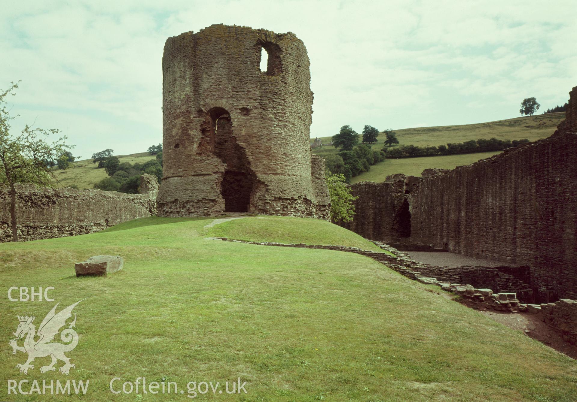 D.O.E. photograph of Skenfrith Castle.