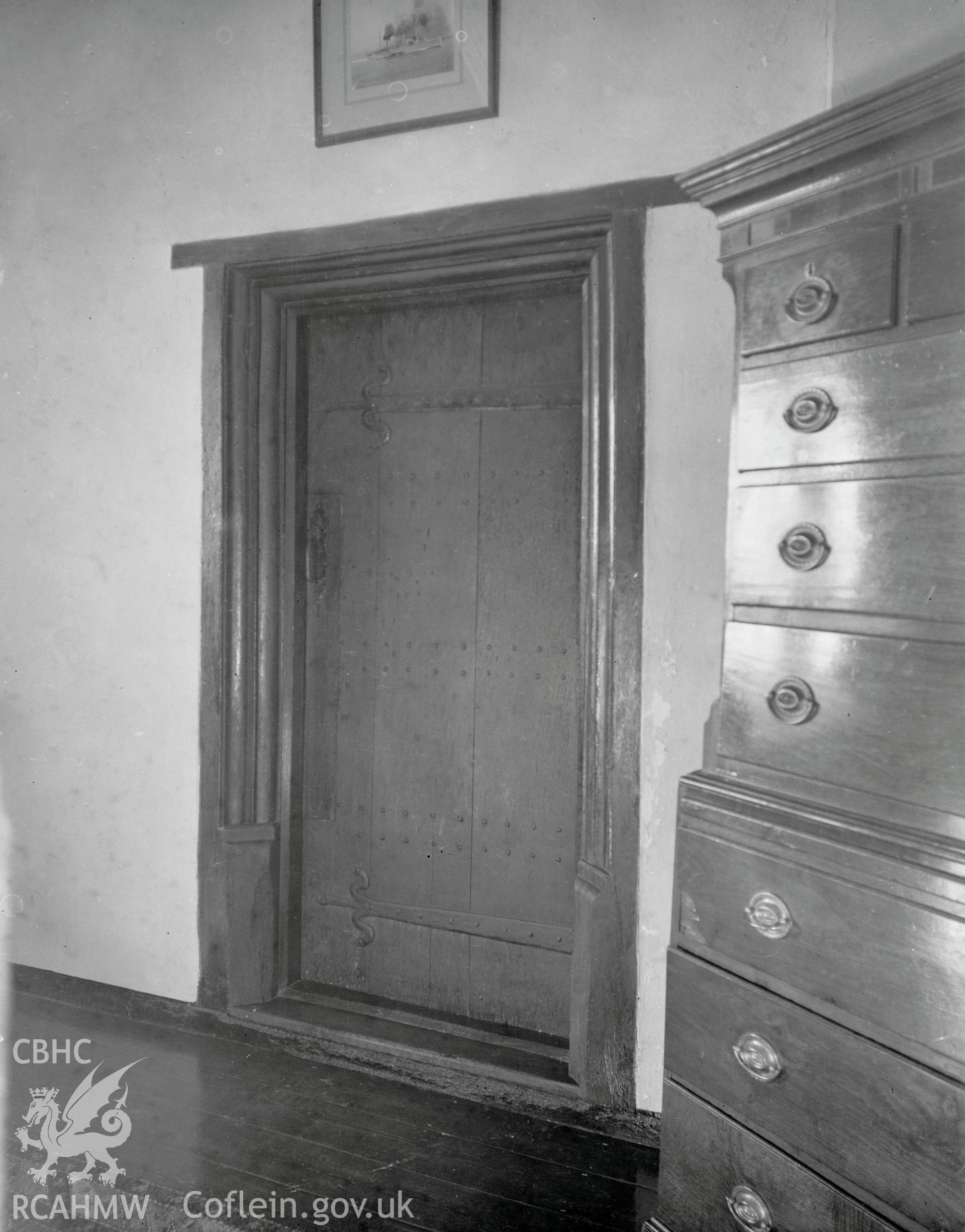 Interior view showing doorway