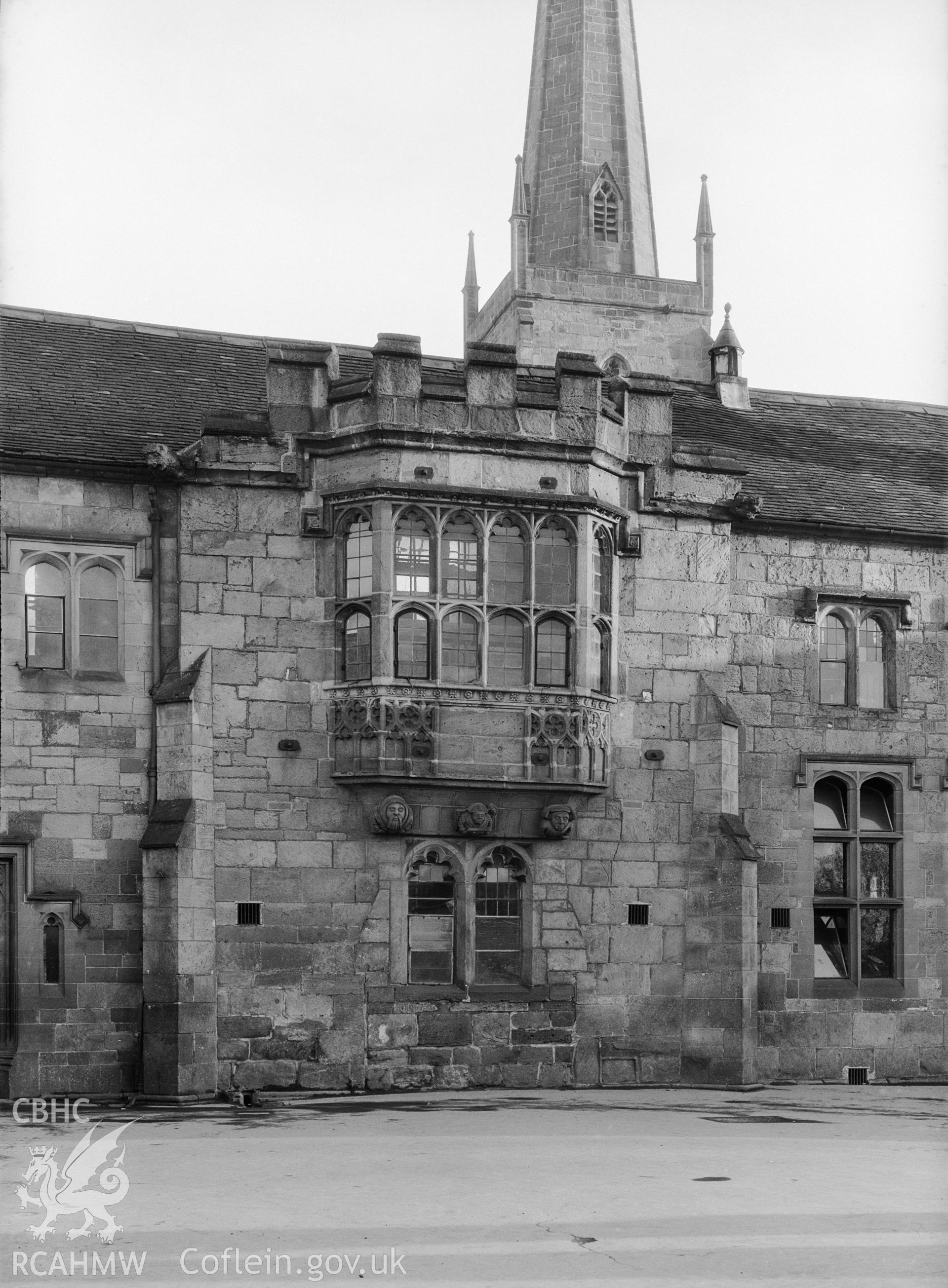 Exterior view of the priory at Monmouth.