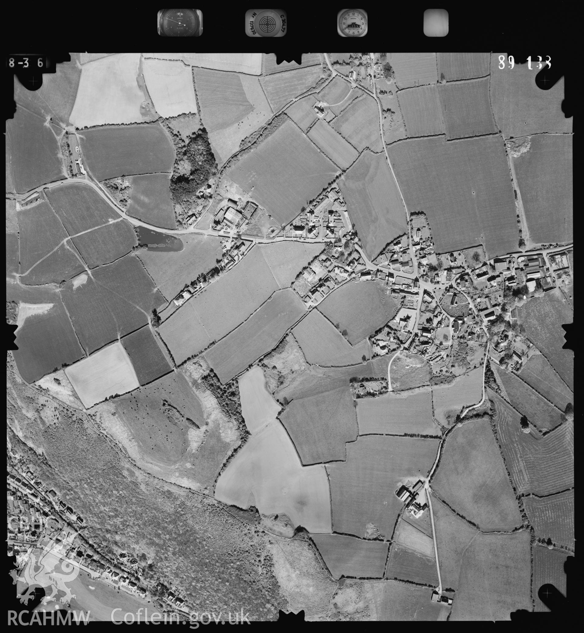 Digitized copy of an aerial photograph showing the Gwaenysgor area Flintshire SJ0781.,  taken by Ordnance Survey, 1989.