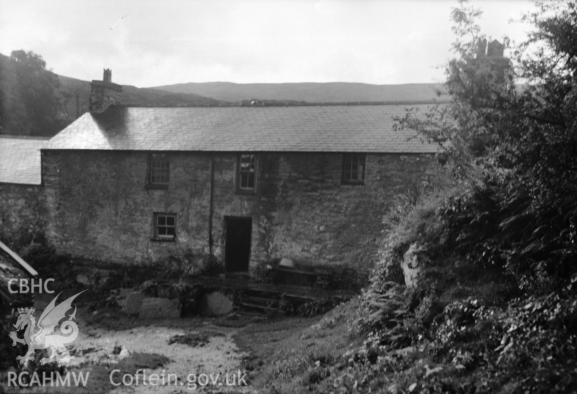 View of Bwlch Cynnud, Dolwyddelan taken 26.04.1951.