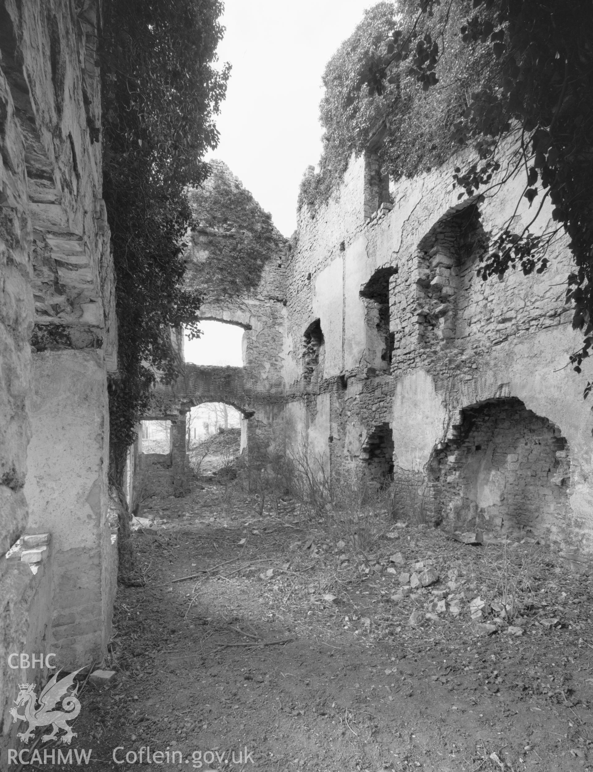 Interior view of Llanwit Place (Old Plas), Llantwit Major taken 25.03.65.