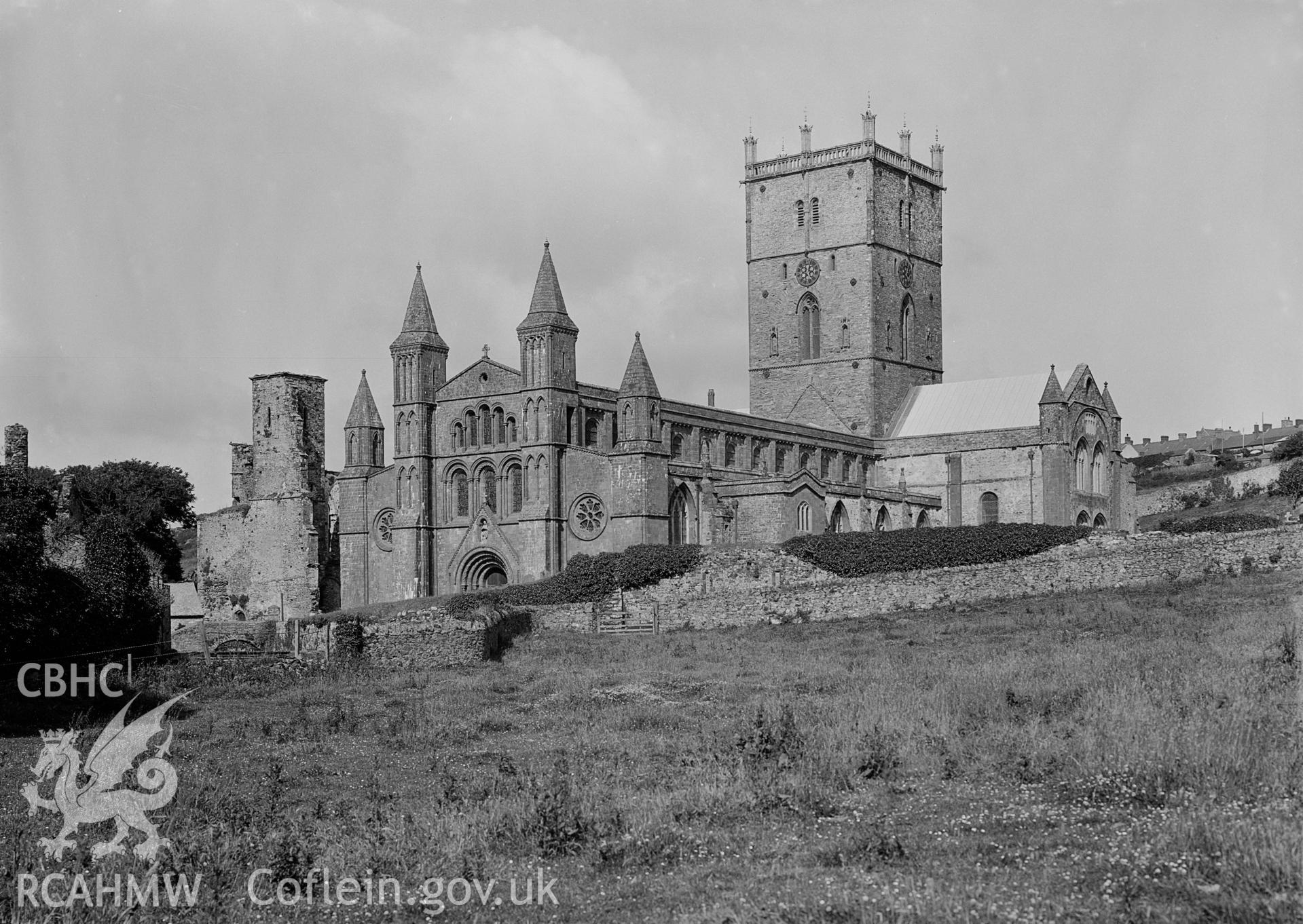 View of St Davids Cathedral from the southwest.