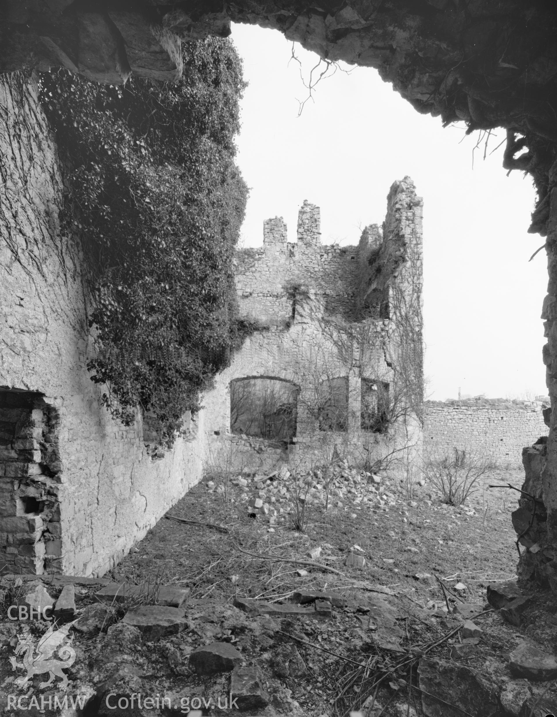 Exterior view of Llanwit Place (Old Plas), Llantwit Major taken 25.03.65.