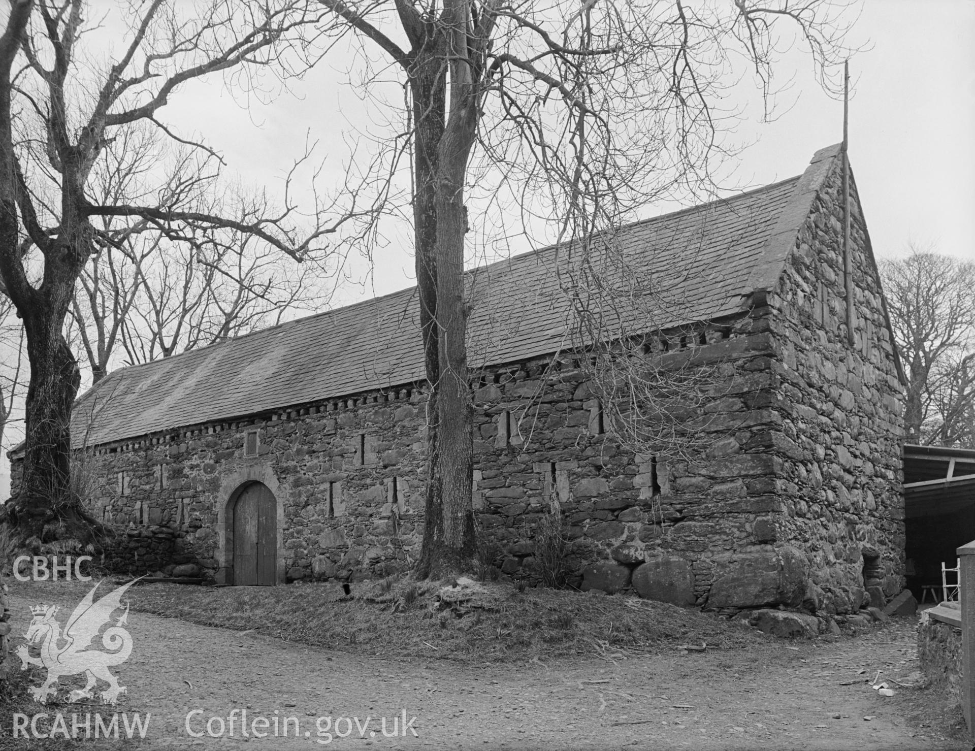Barn with dove-cote under eaves