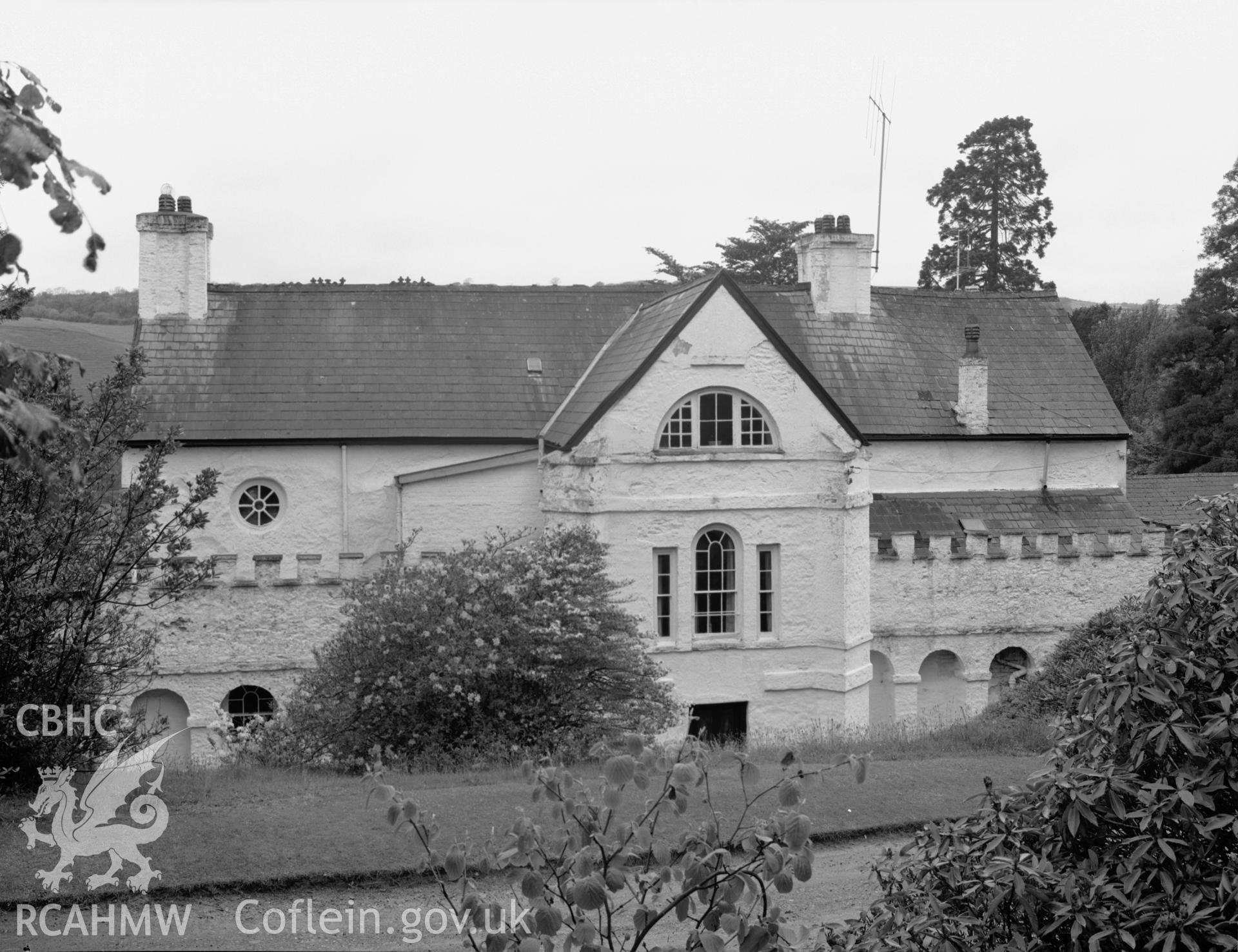 Exterior rear view of Cwmgwilli, Abergwilli, taken 15.05.64