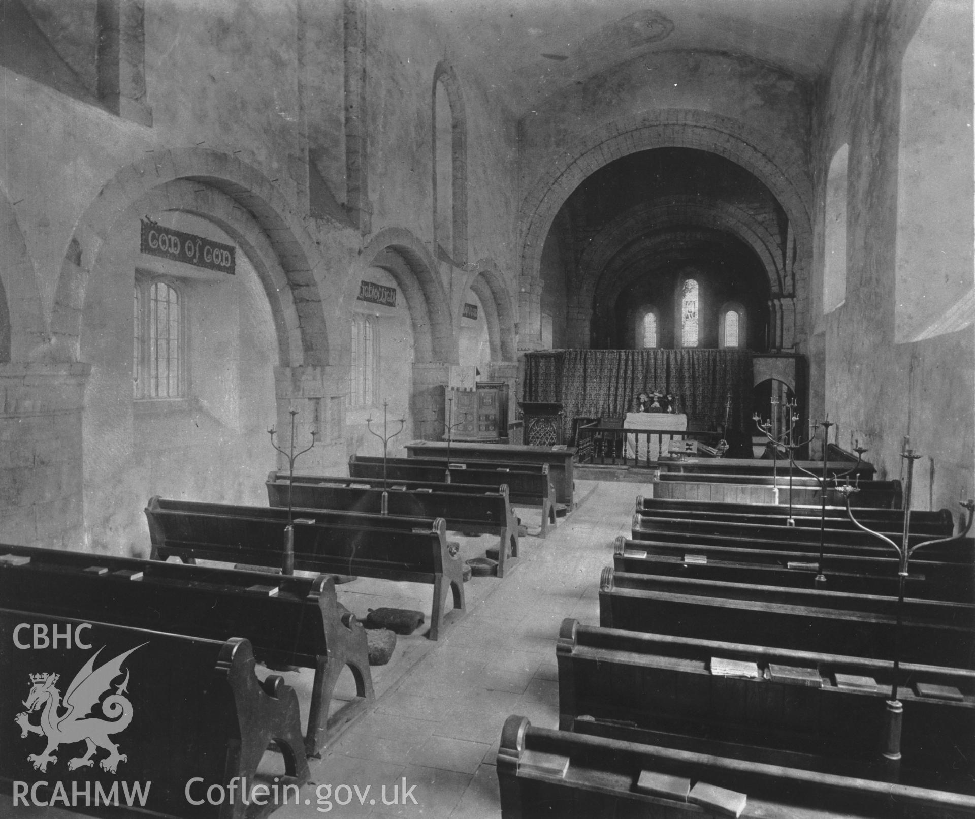 Interior of Ewenny Church.