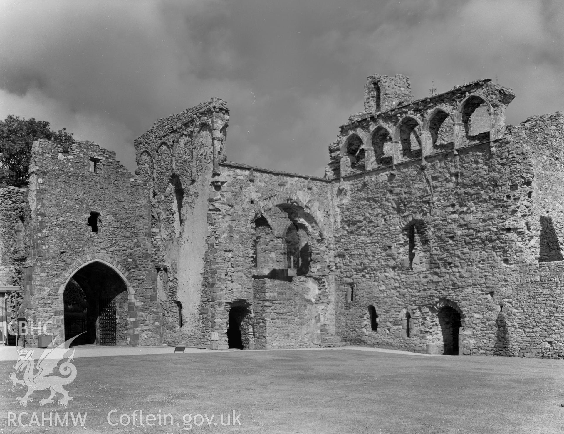 View of the ruins of the Bishops Palace, St Davids, taken 14.09.67.
