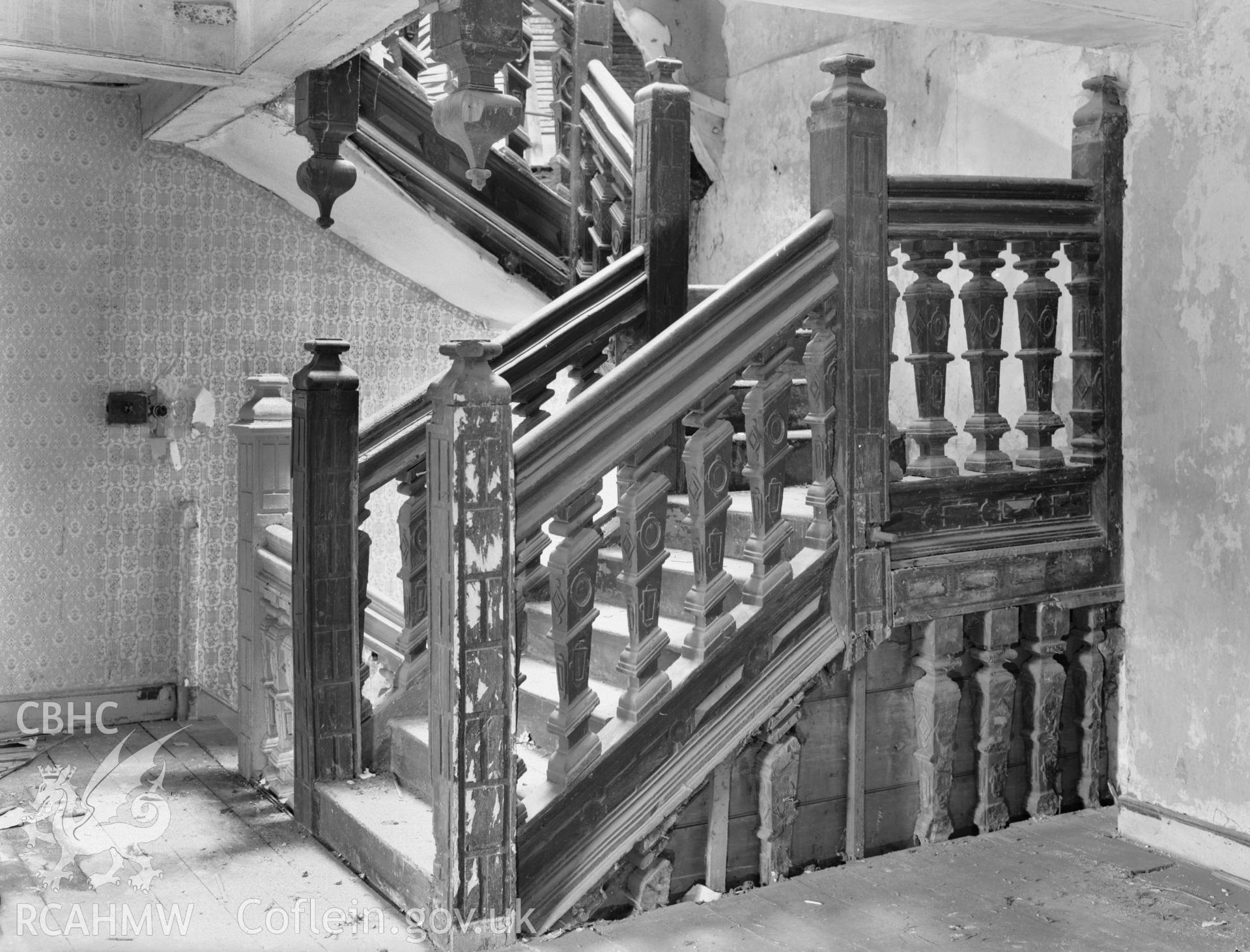 Interior, detail of staircase