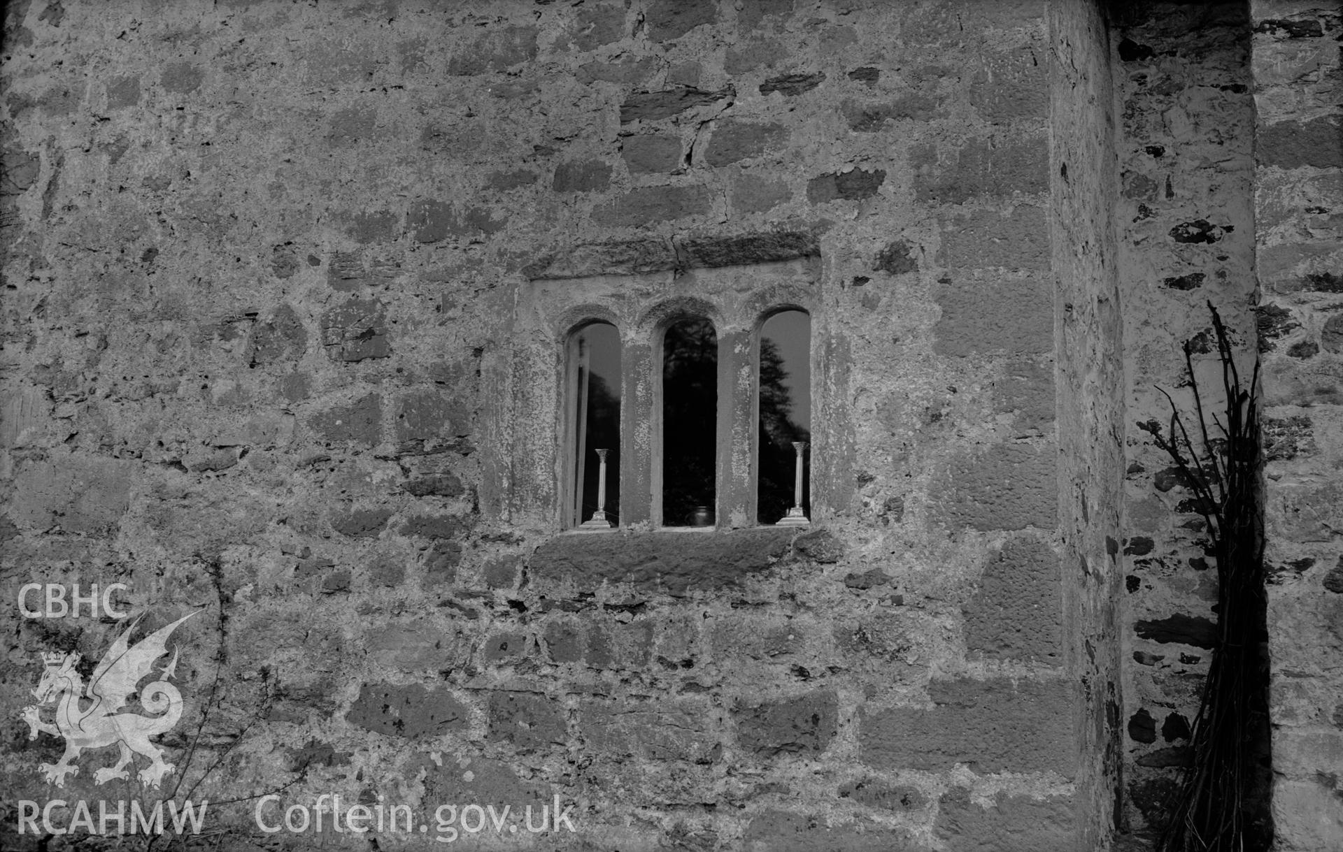 Exterior: Tudor window