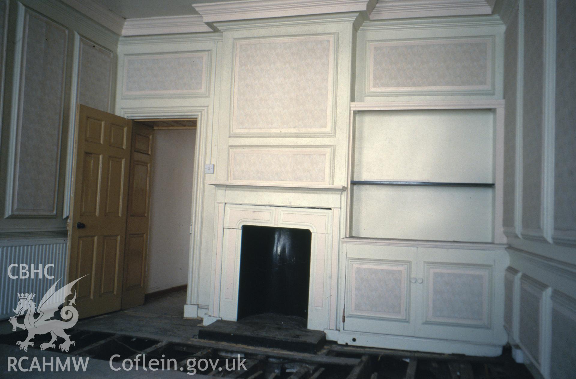 Interior view showing first floor front panelled room.