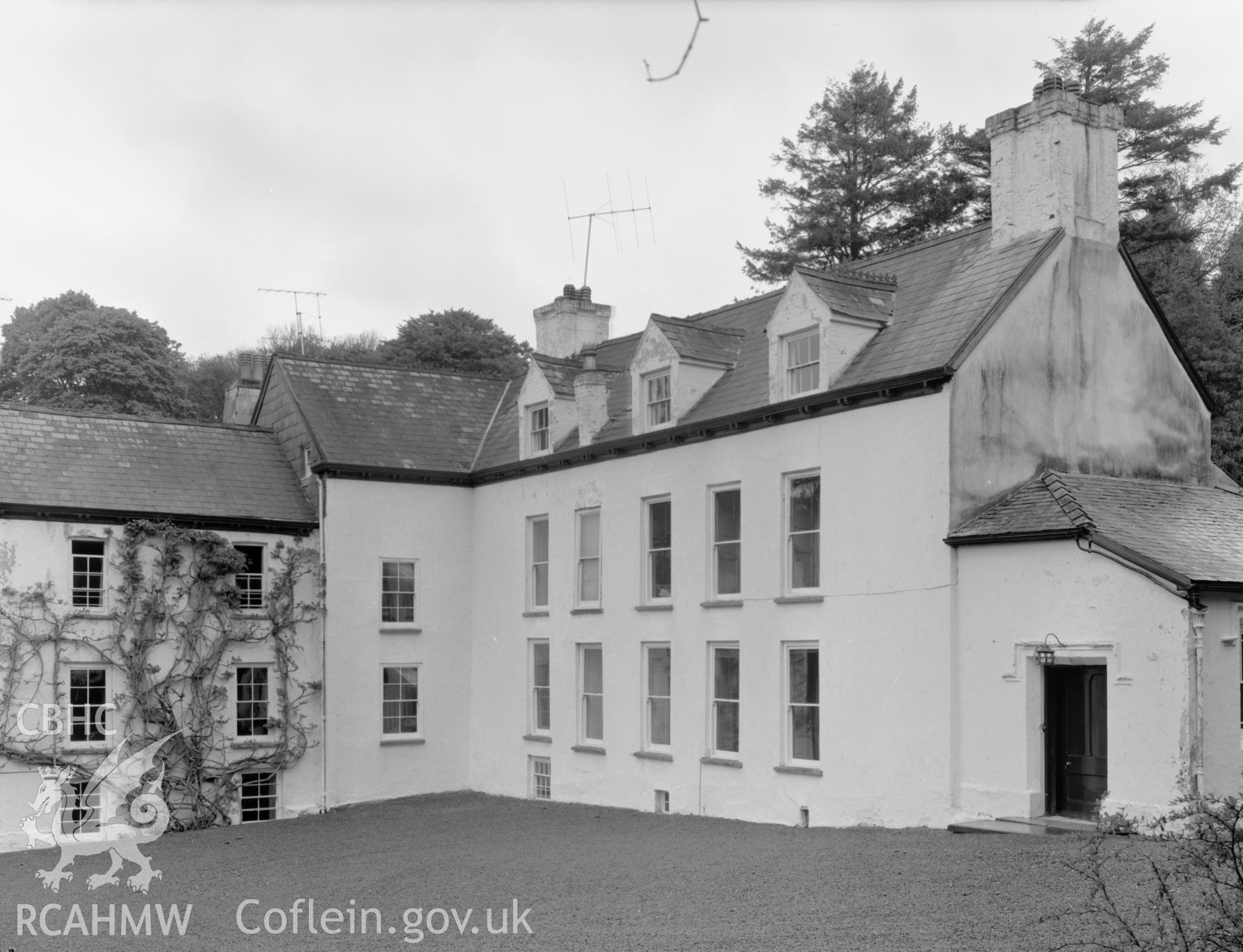Exterior view of Cwmgwilli, Abergwili, taken 13.06.65.