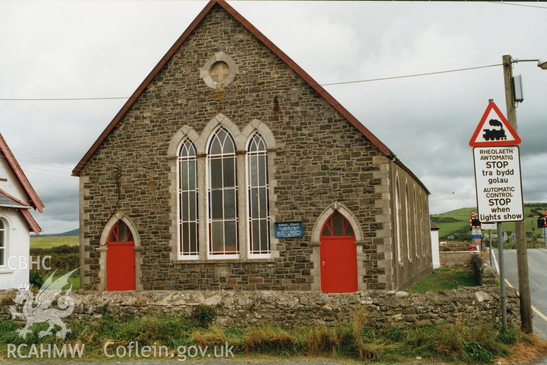Colour photo of Our Lady Star of the Sea from the west.
