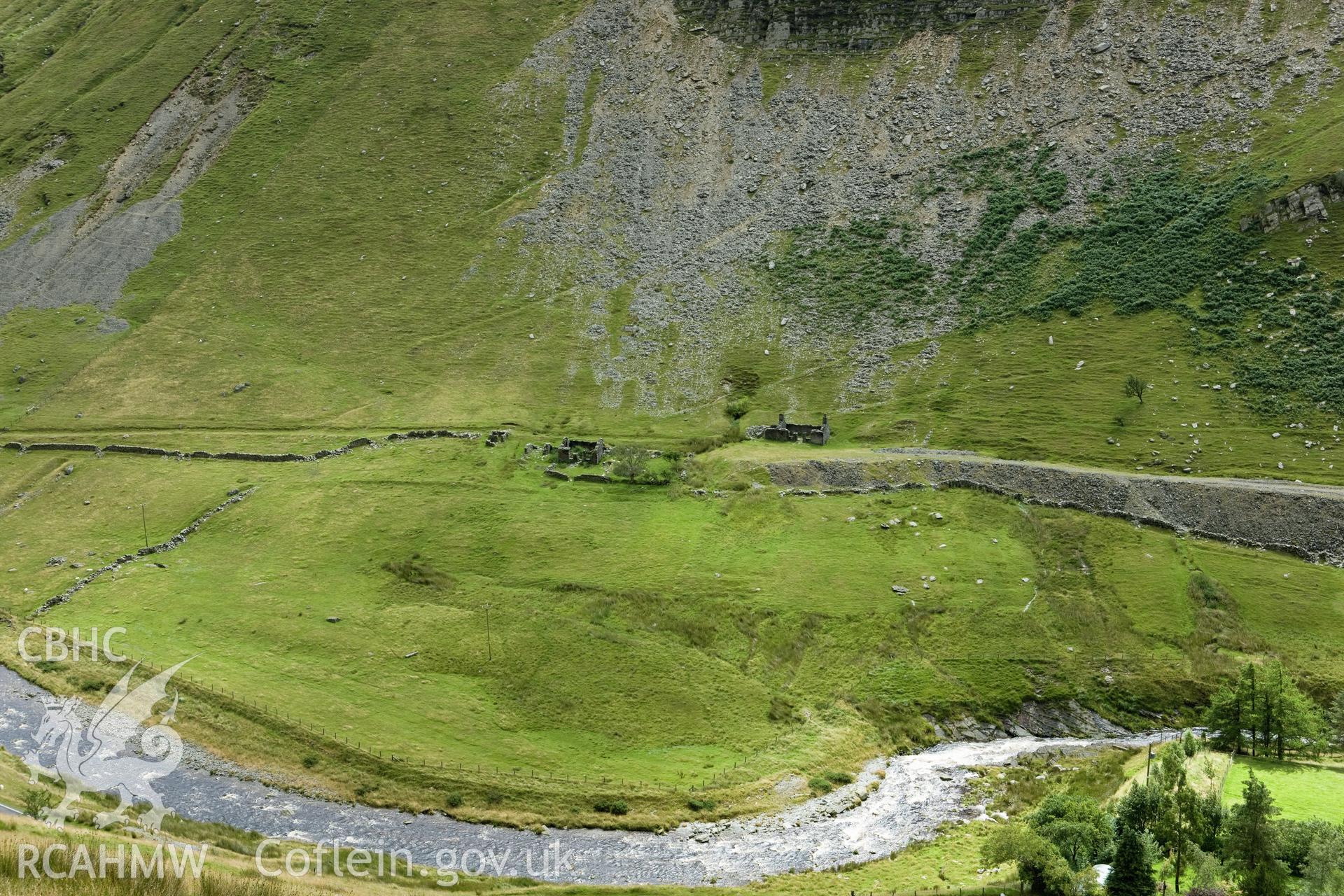 Middle distance view from northwest.