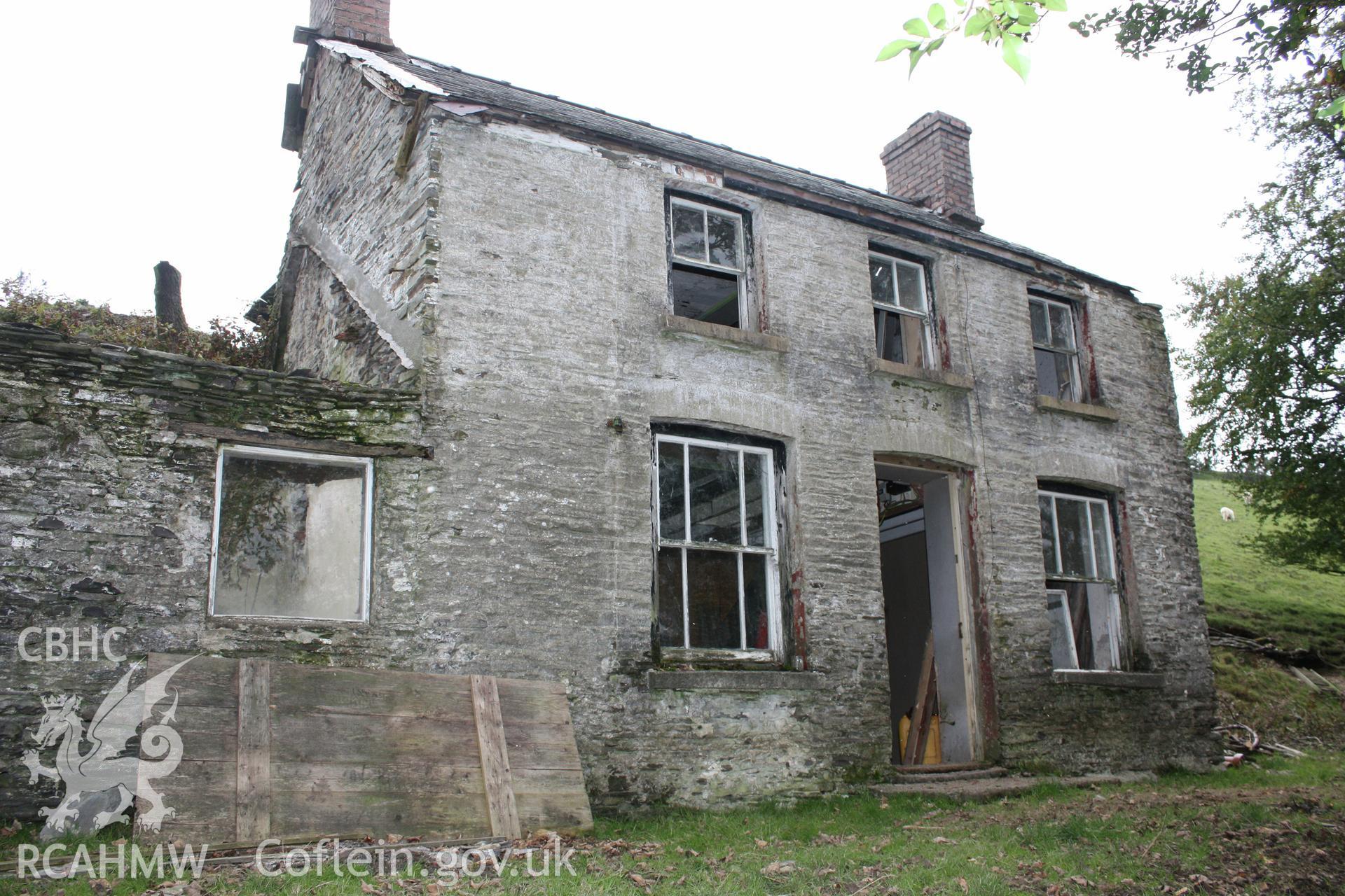 Exterior, cottage south elevation.
