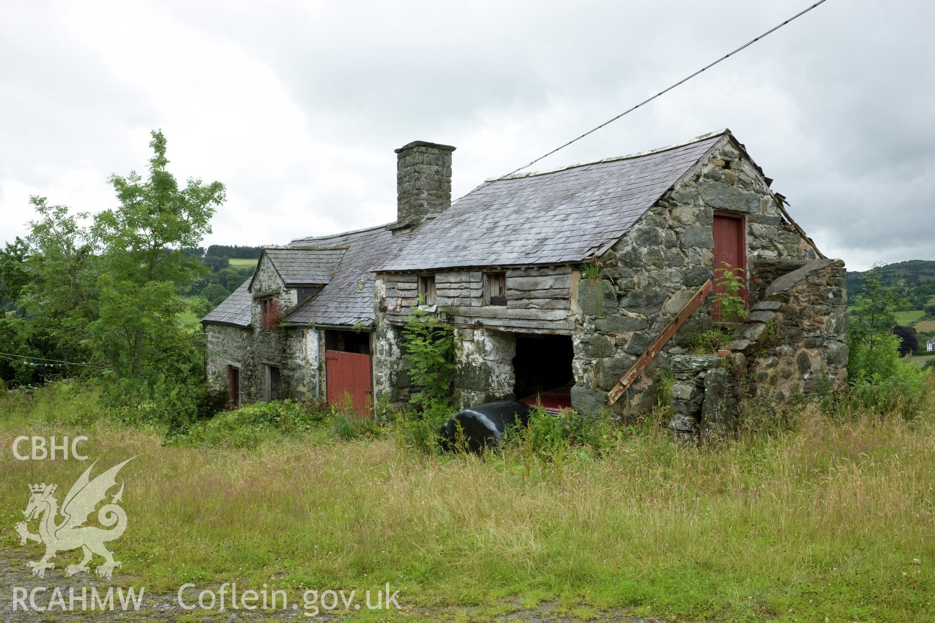 Cart shed and house from the north.