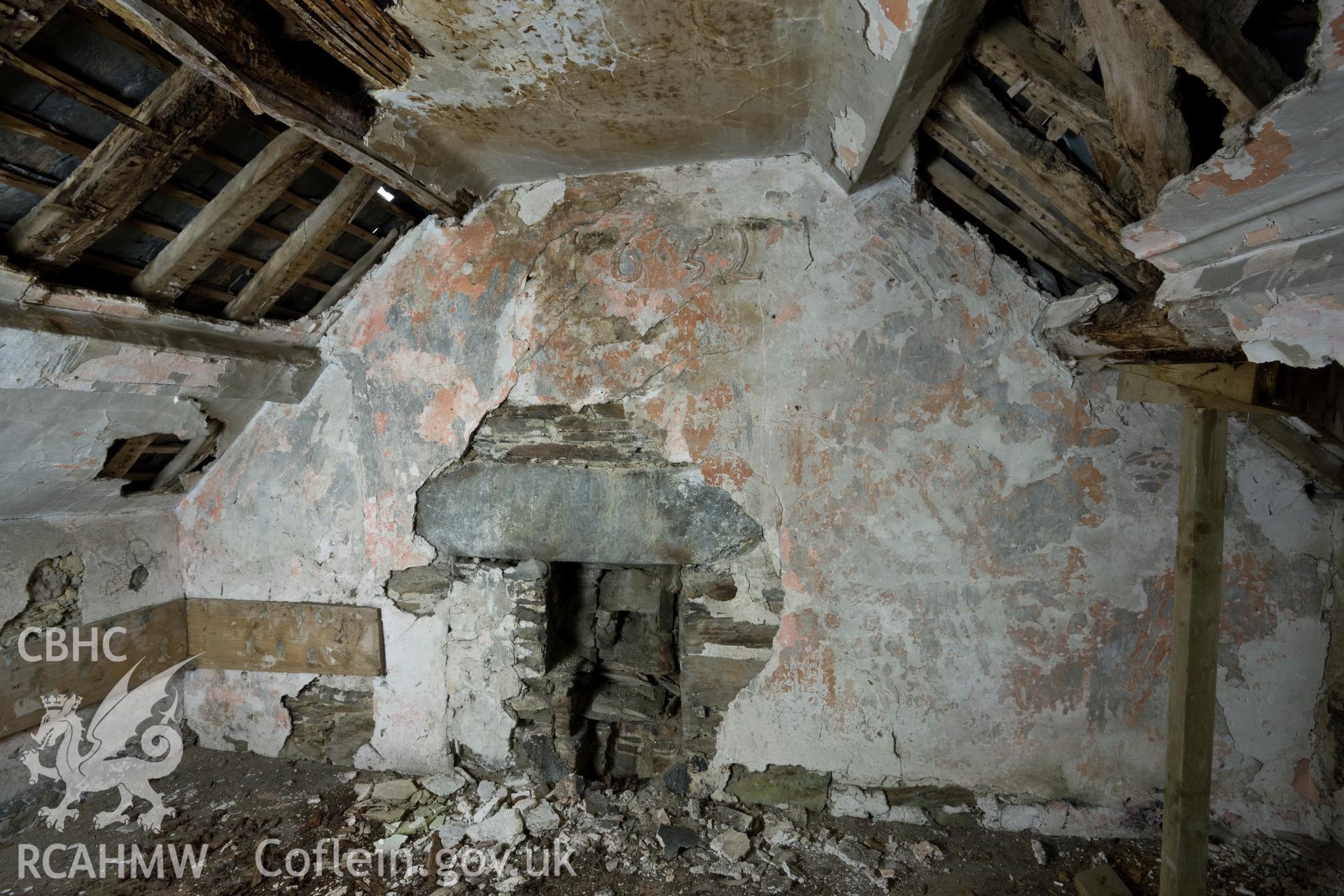 Interior, lesser chamber looking north northwest.