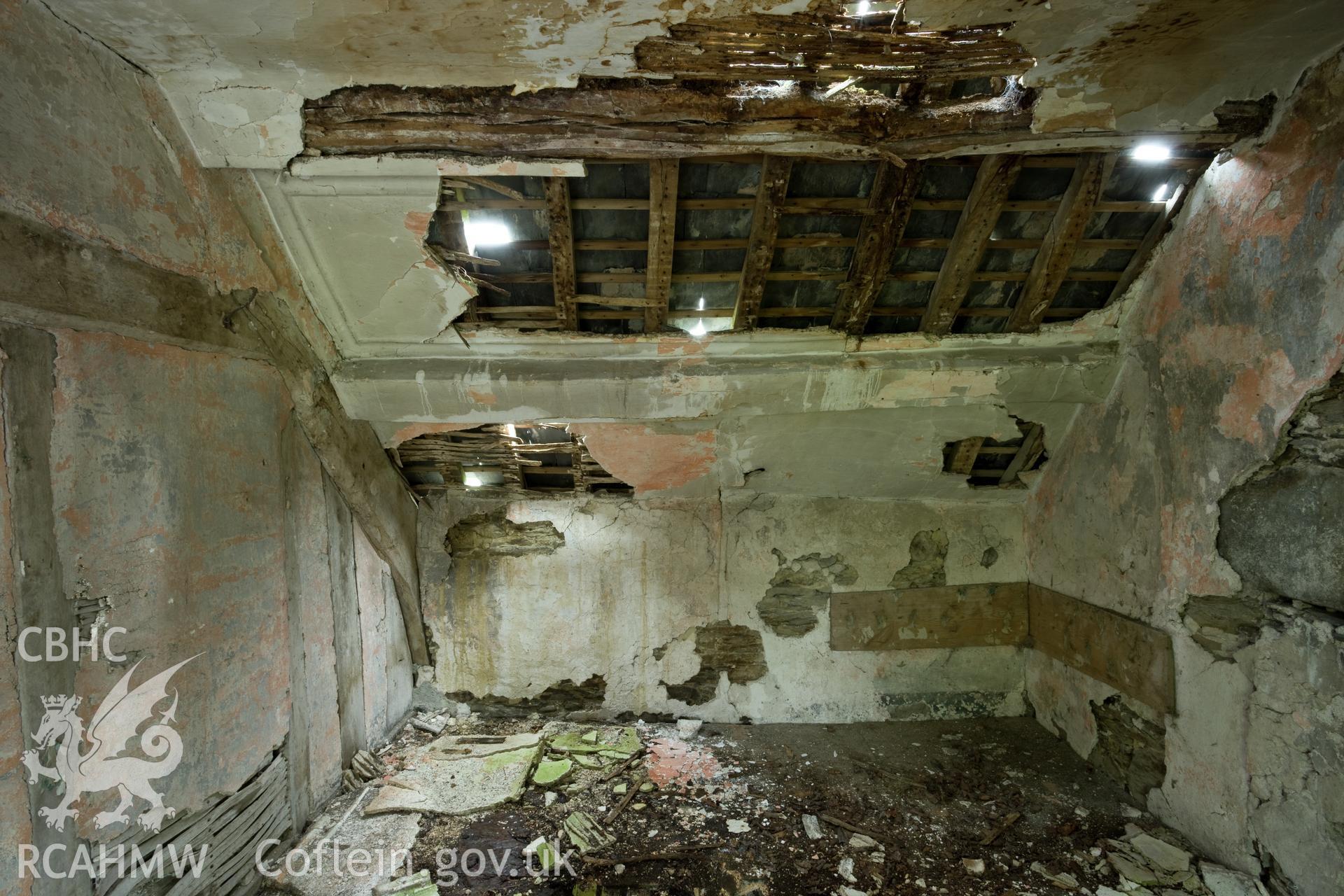 Interior, lesser chamber looking west southwest.