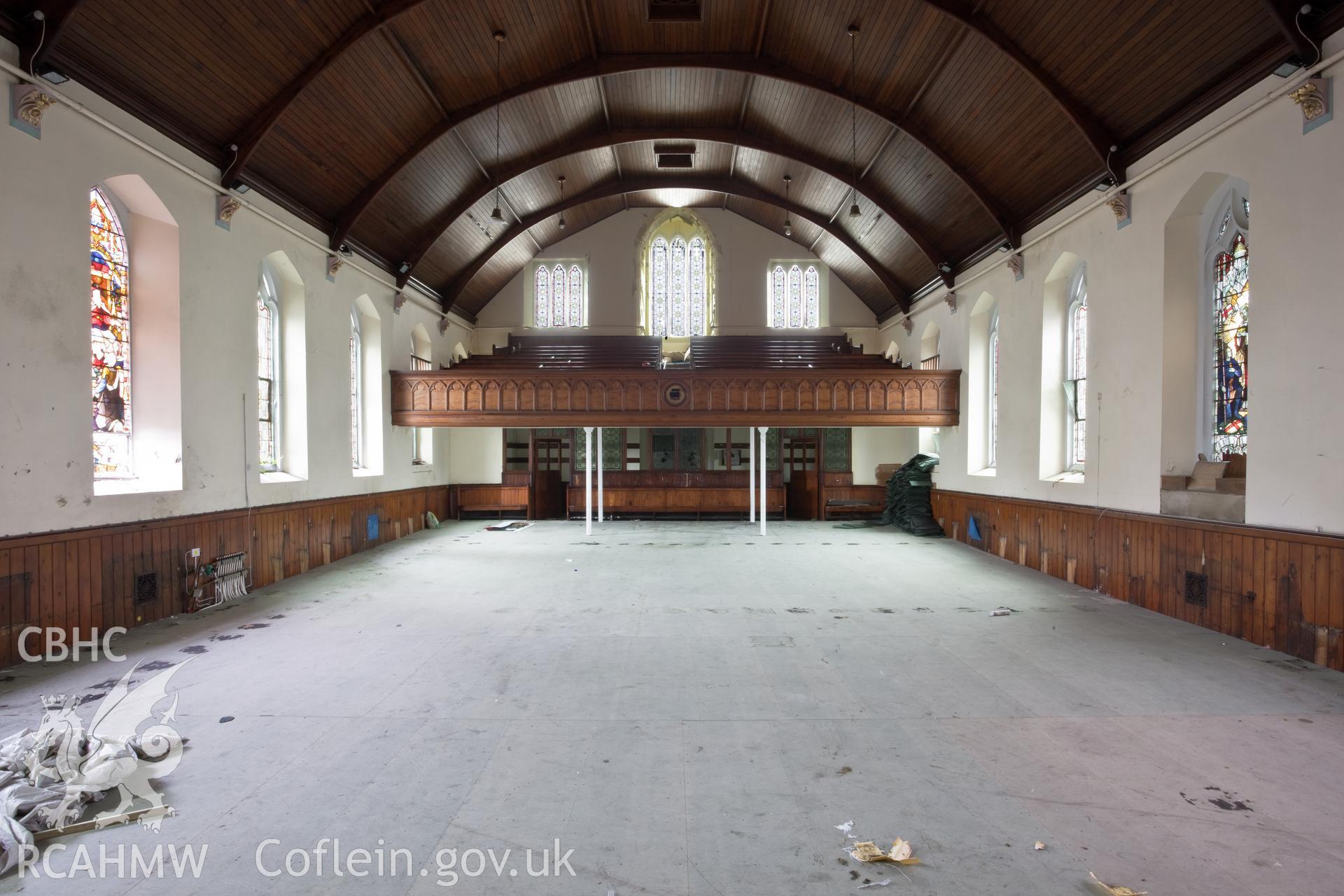 Interior from the north.