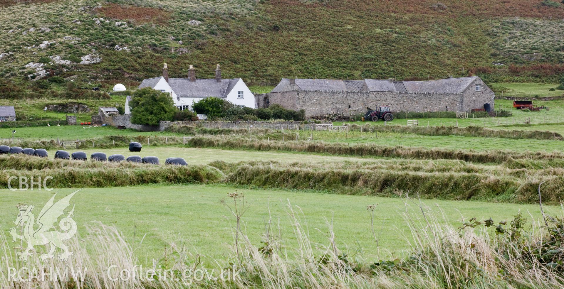 Distant view from west.