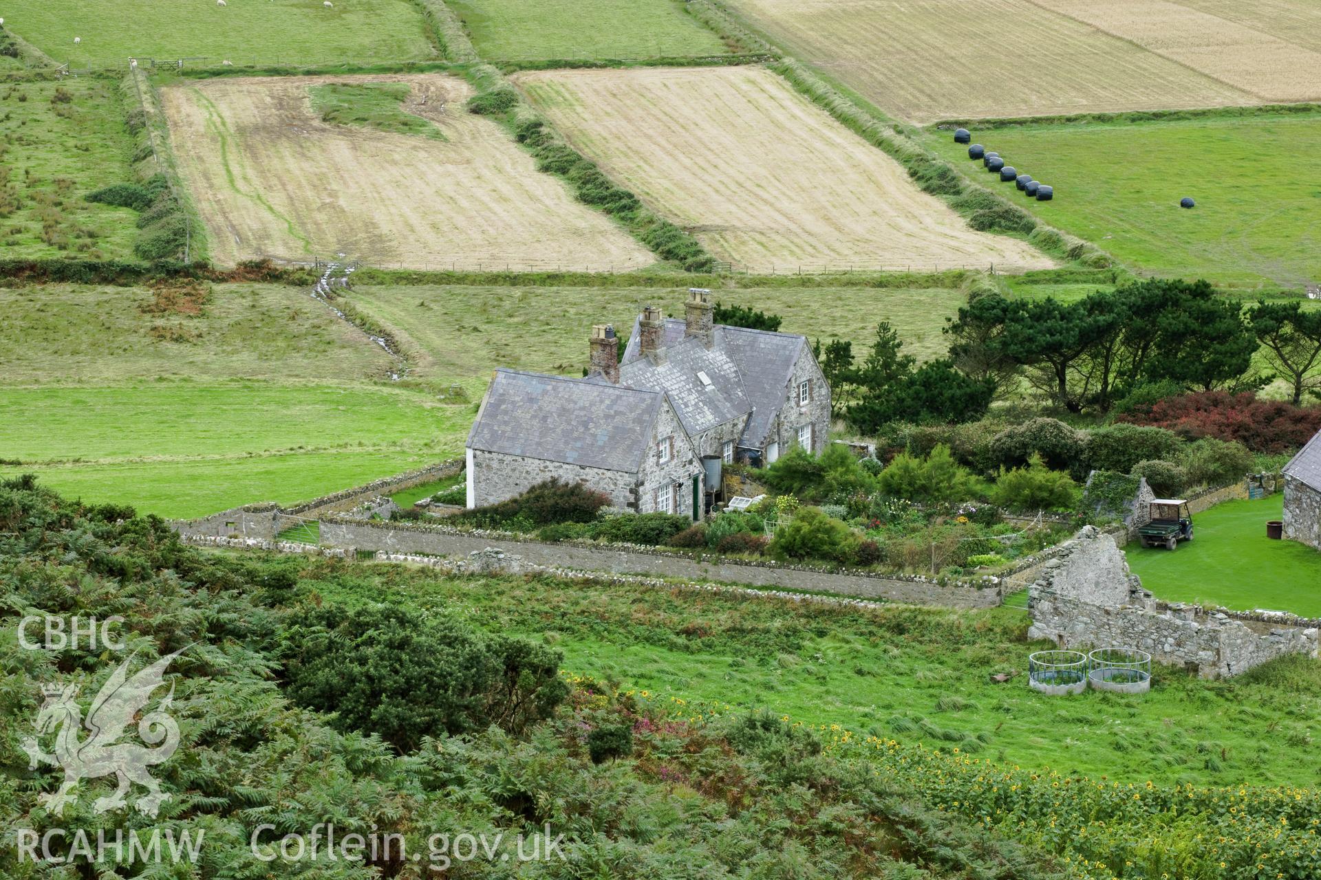 Aerial view from the west.