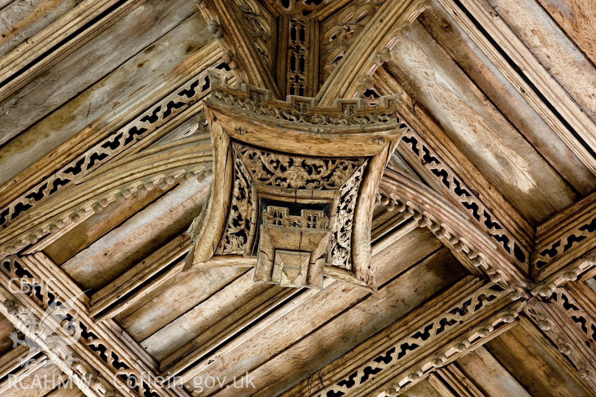 Pendant in St David's ceiling.