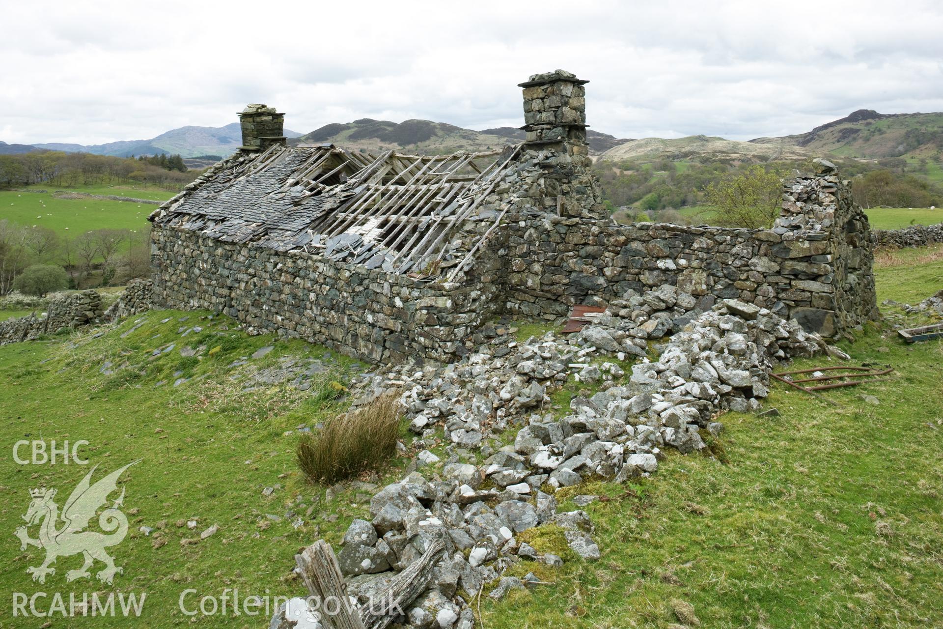 Rear of building from the southwest.