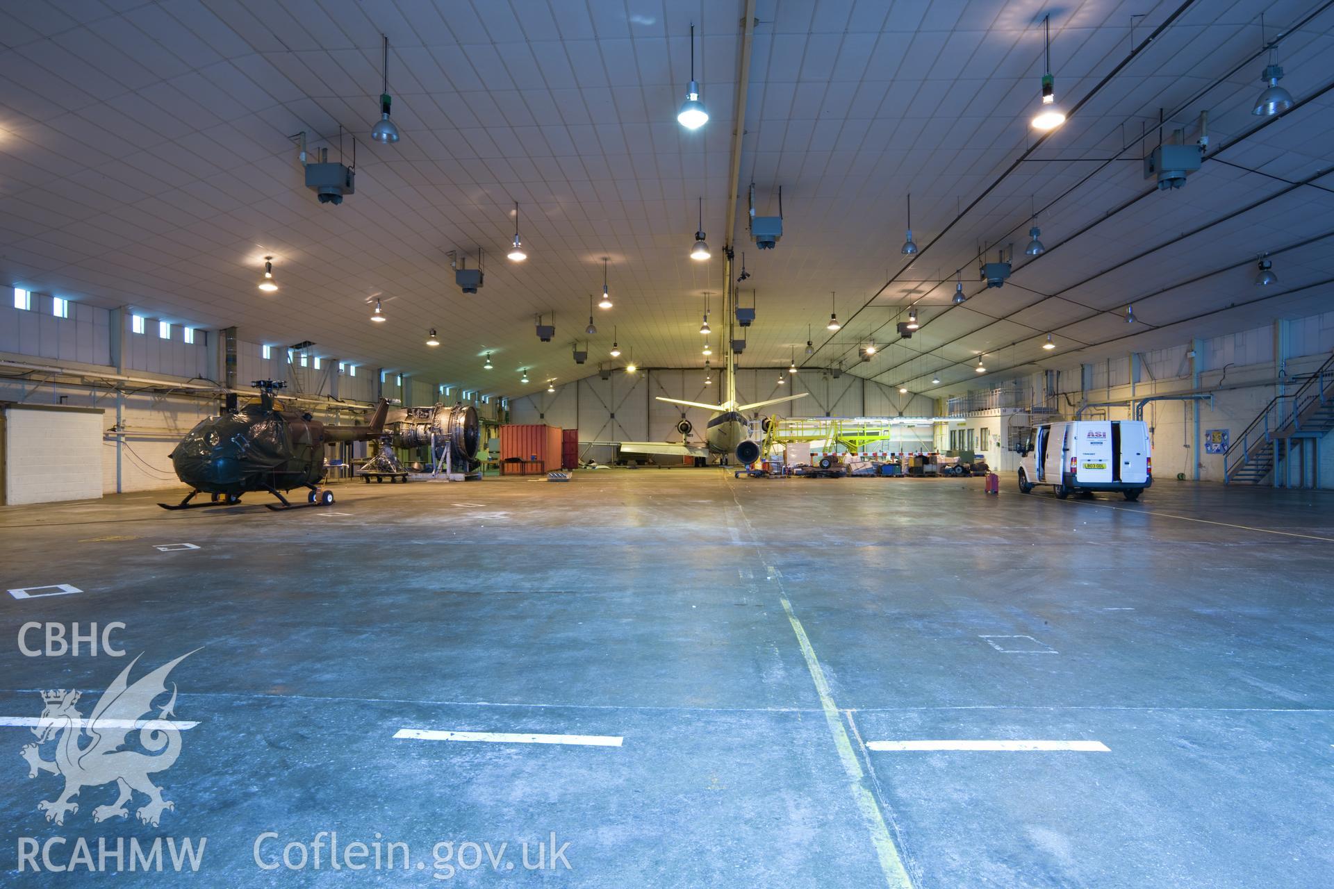 (872) B3 hanger interior. Picketston.