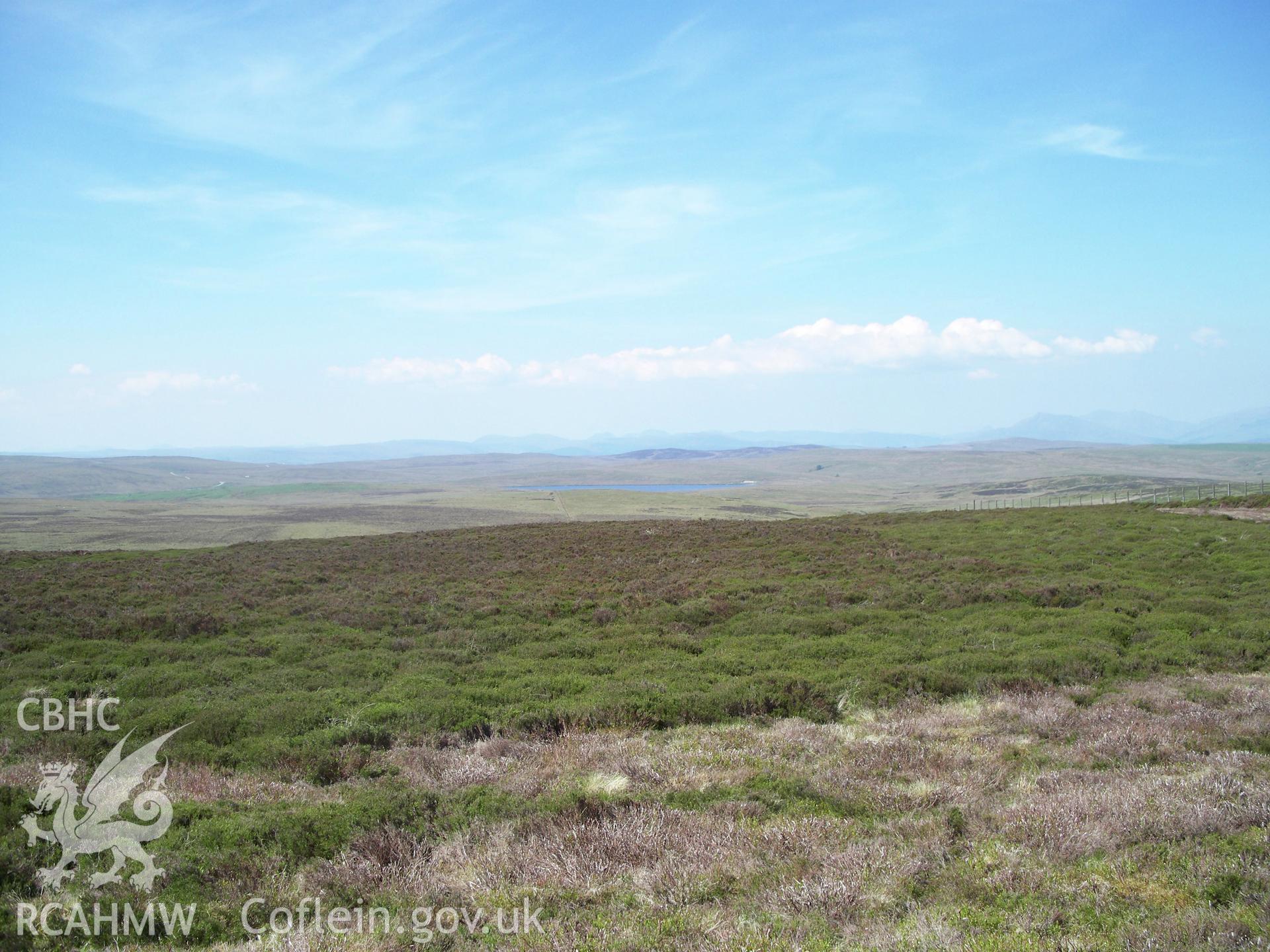 View from Gwylfa Hiraethog.  Looking south-west towards Llyn Aled.
