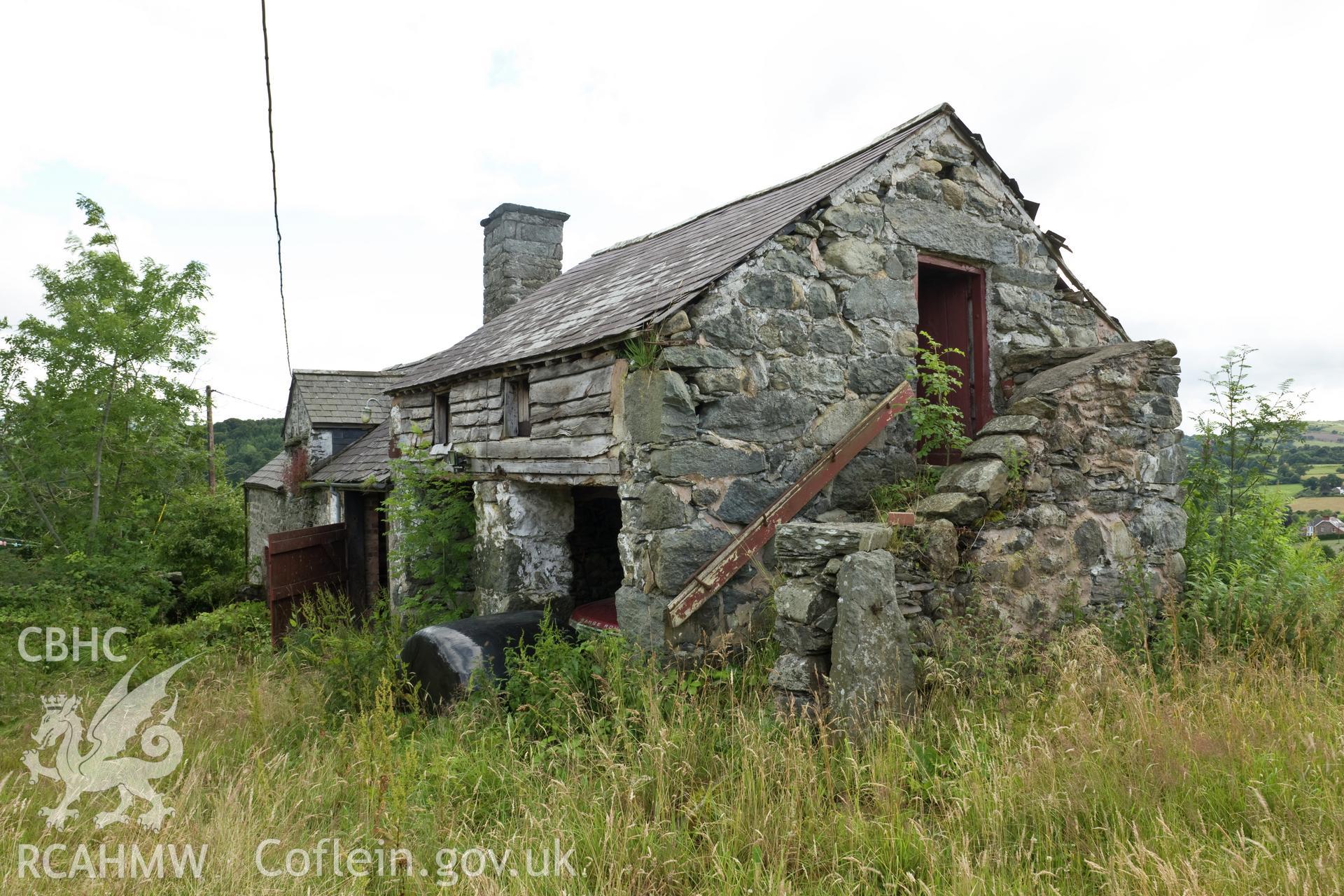 Cart shed and house from the north.