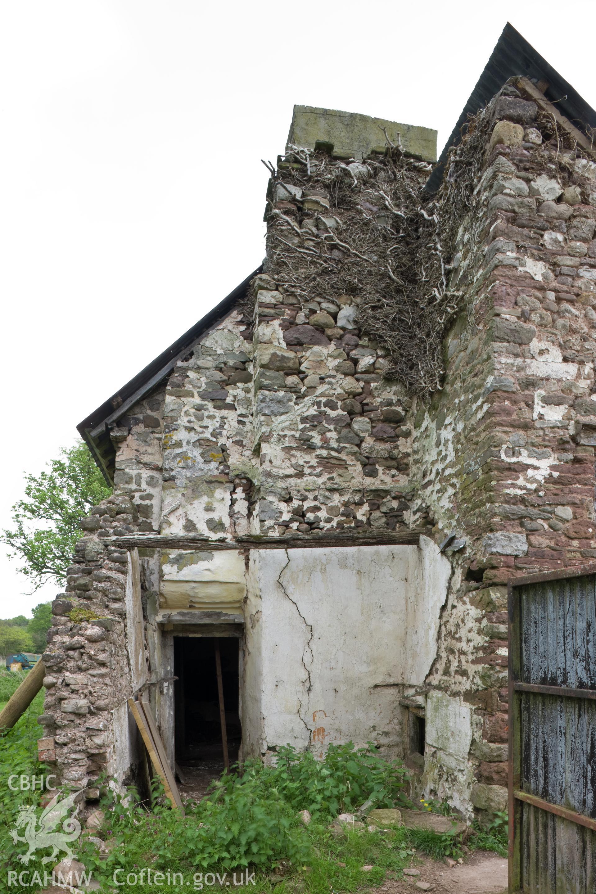 Chimney and stair tower from the west northwest.