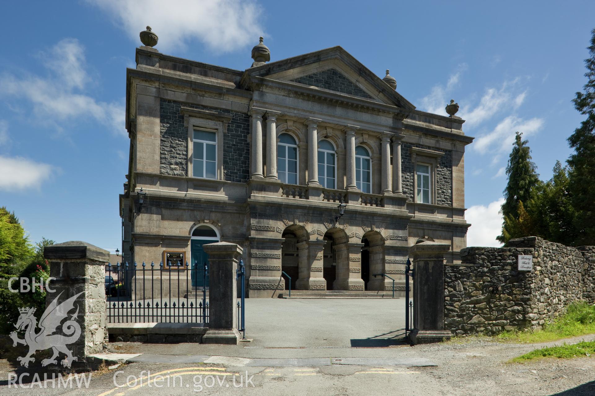 Main facade from the west.