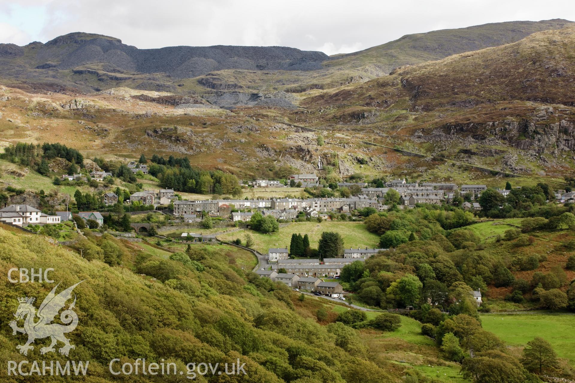 Housing development on the southeast, general view.