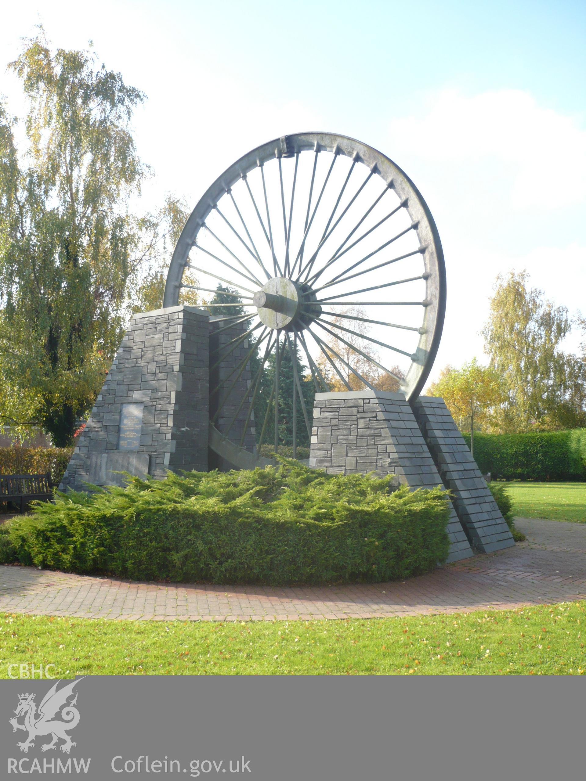 View of monument looking south west.