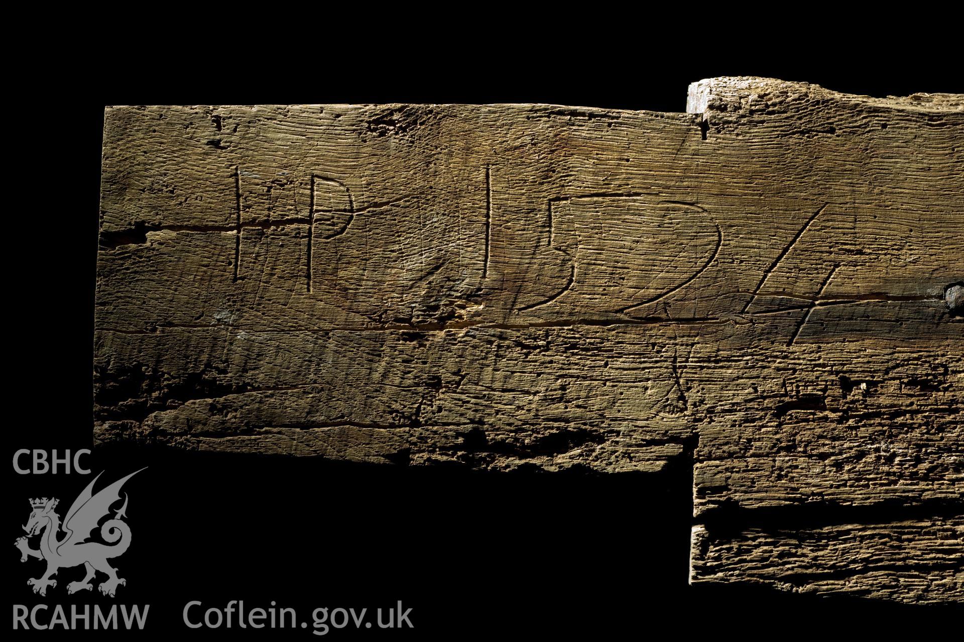 Date inscribed beam, I P 1524.