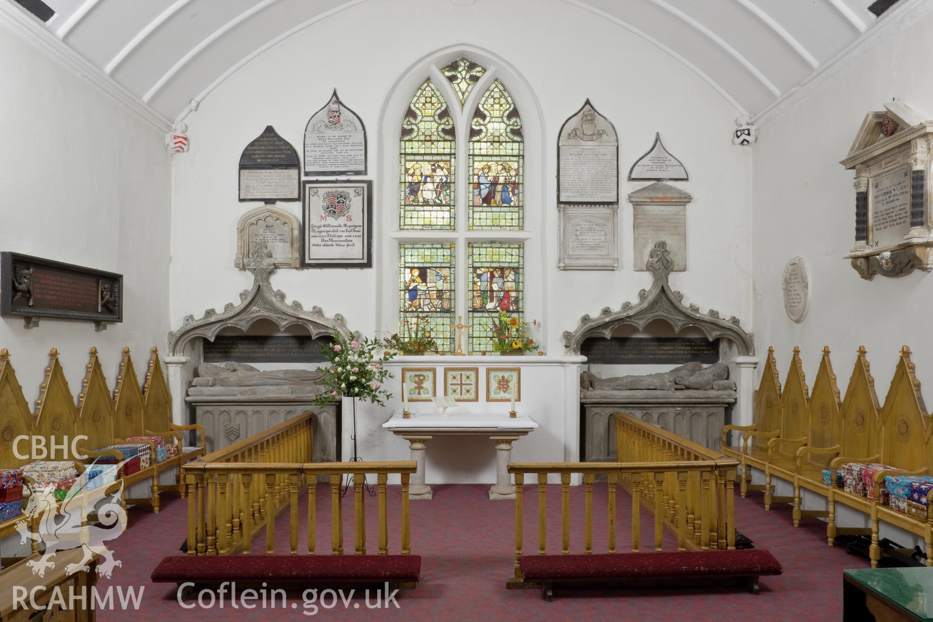 Interior, chancel from the west.