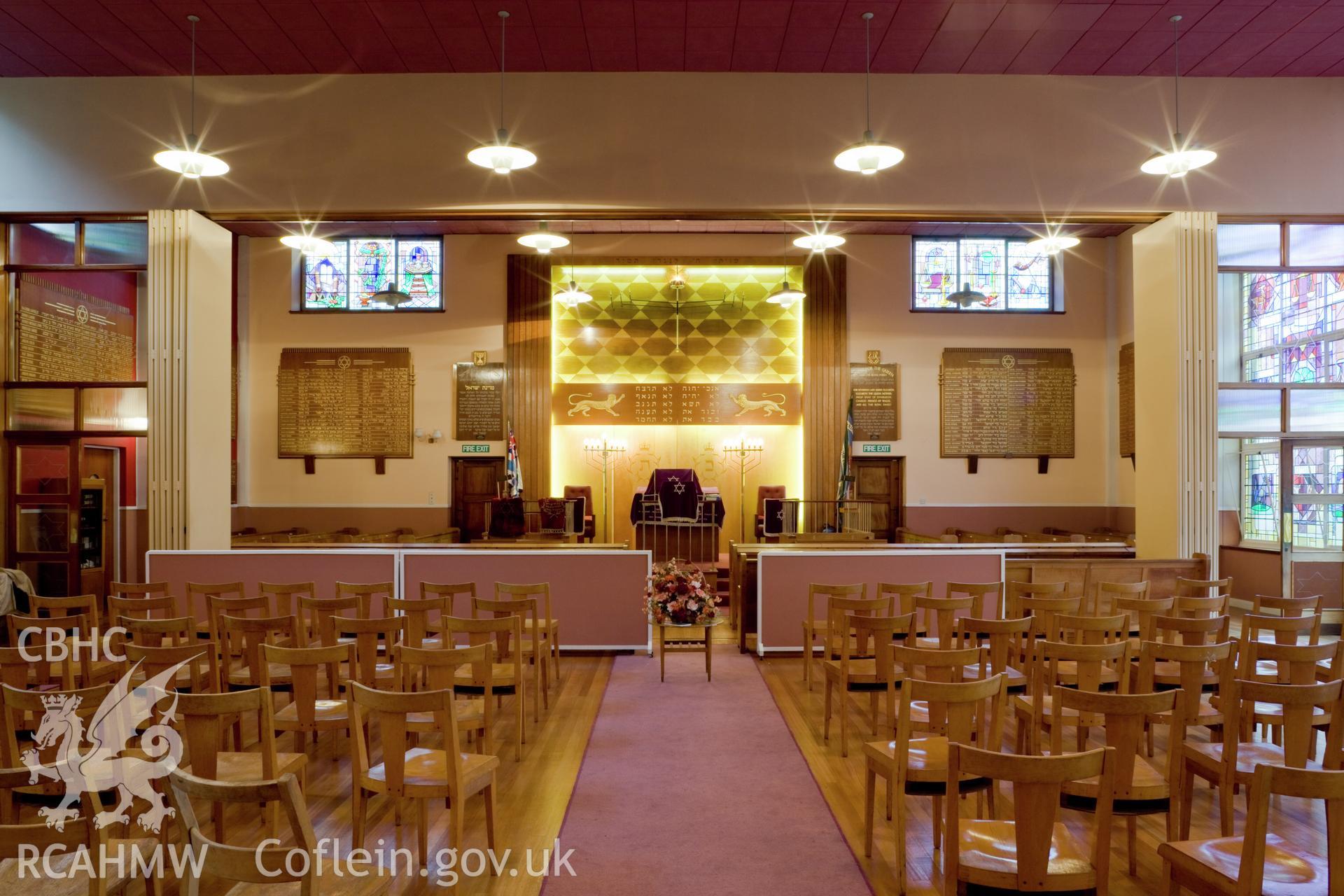 Interior from the west southwest.