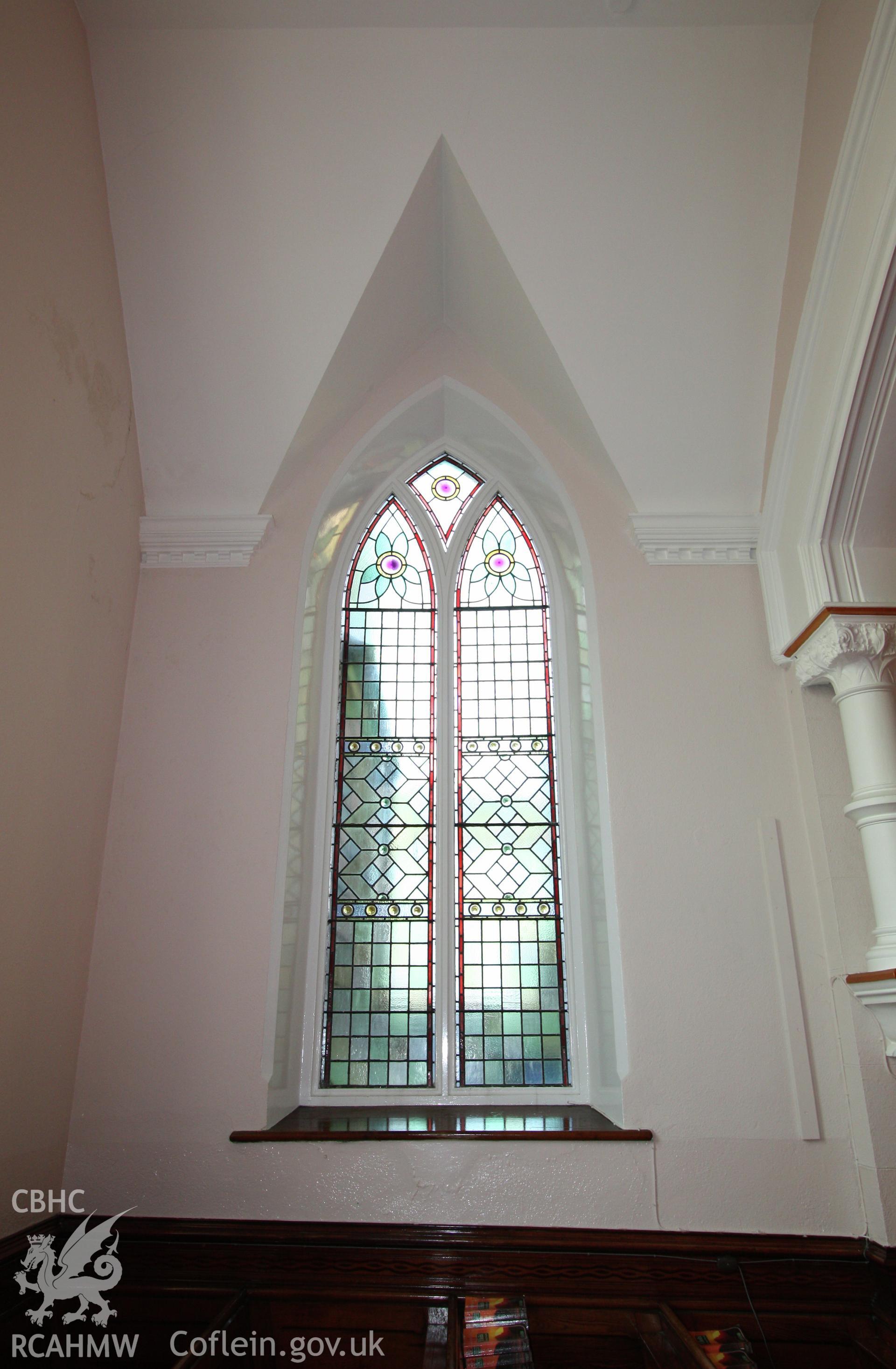 Capel Y Morfa, detail of window.